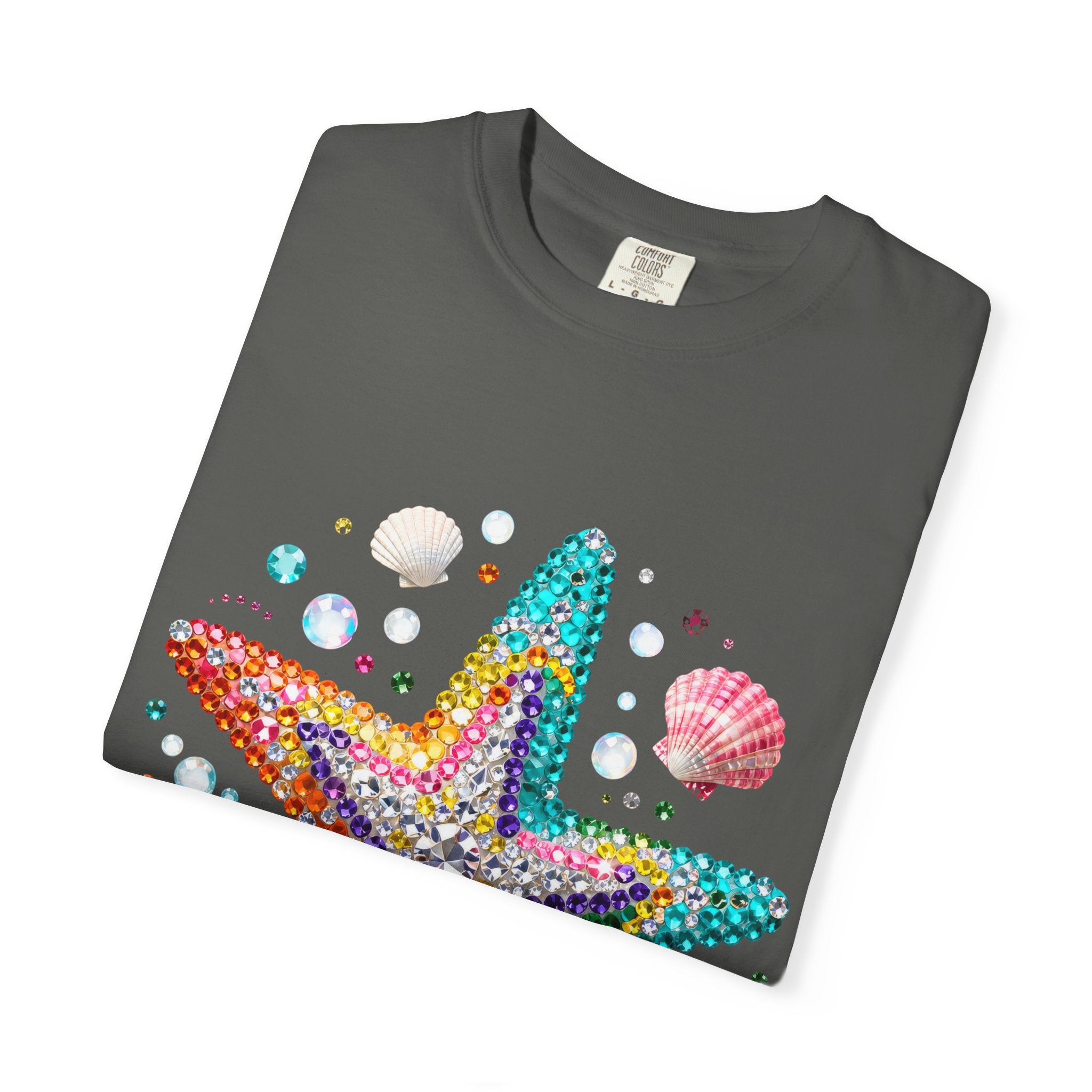 Jeweled Starfish Tee - Comfort Colors