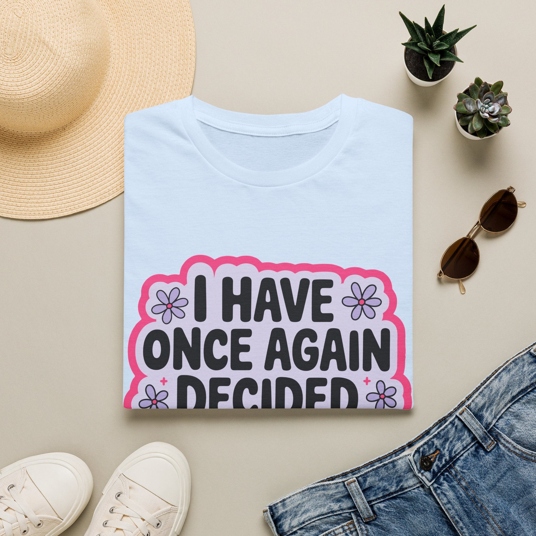 Decided To Be Difficult Tee - Gildan
