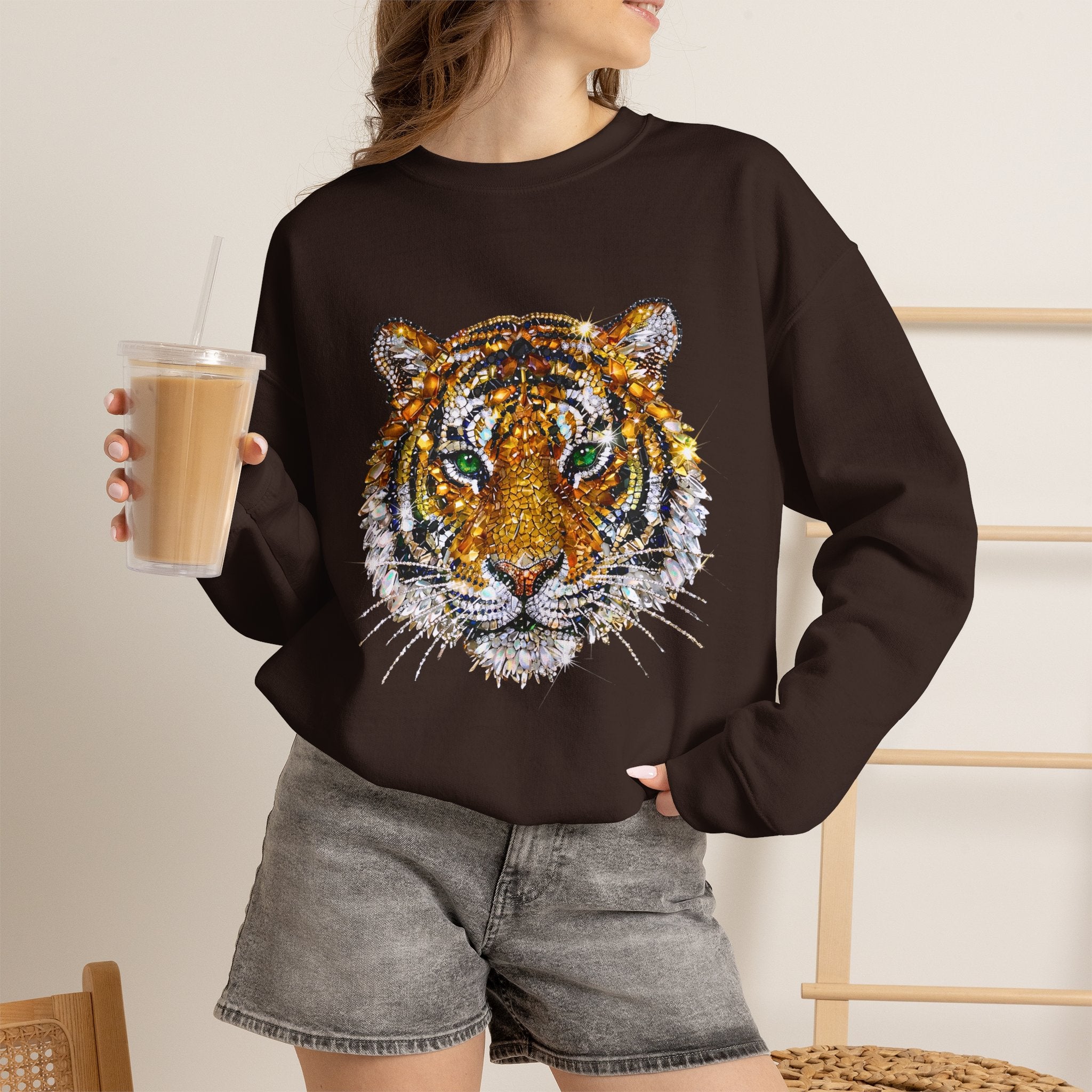 Jeweleed Tiger Sweatshirt