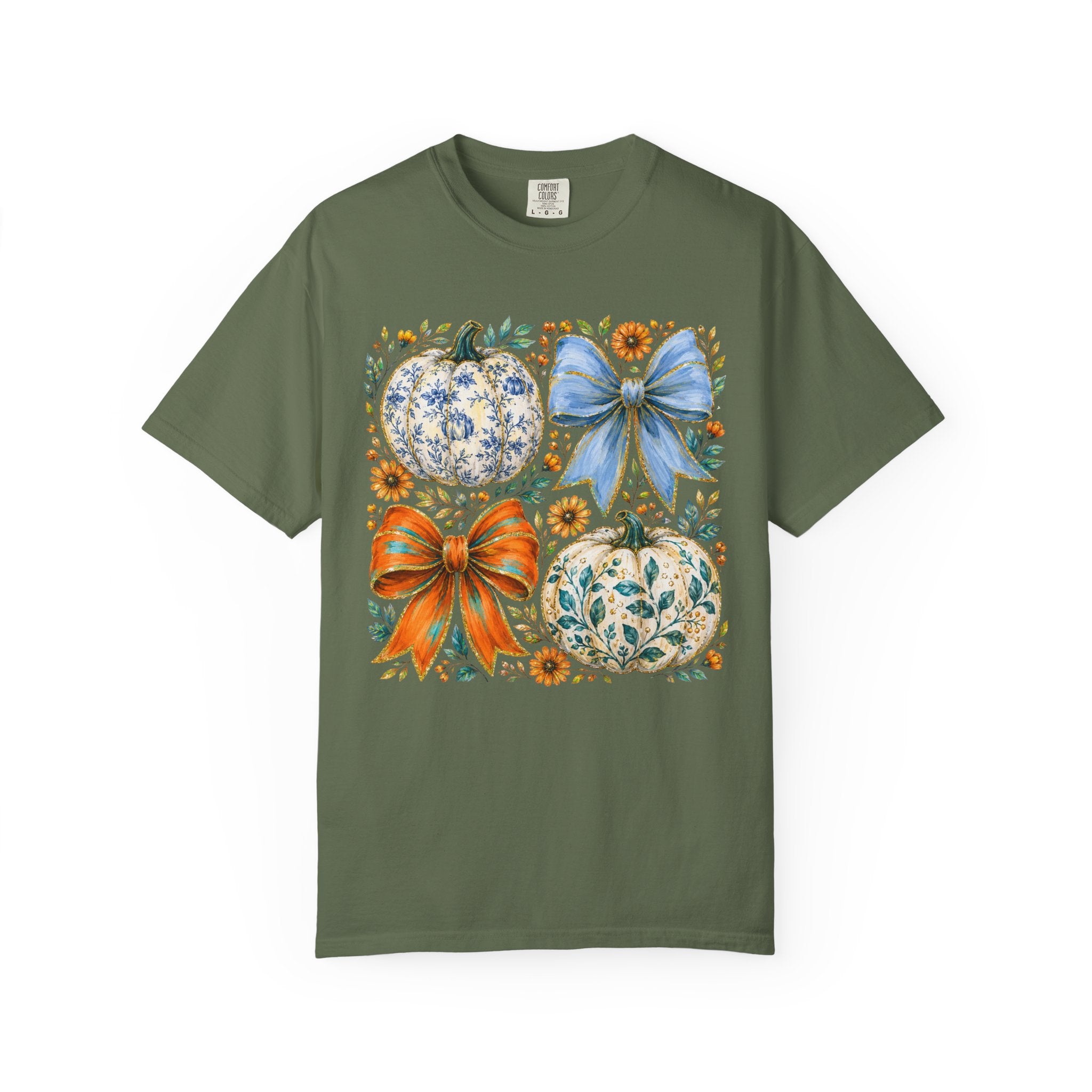 Cozy Autumn Pumpkin Tee - Comfort Colors