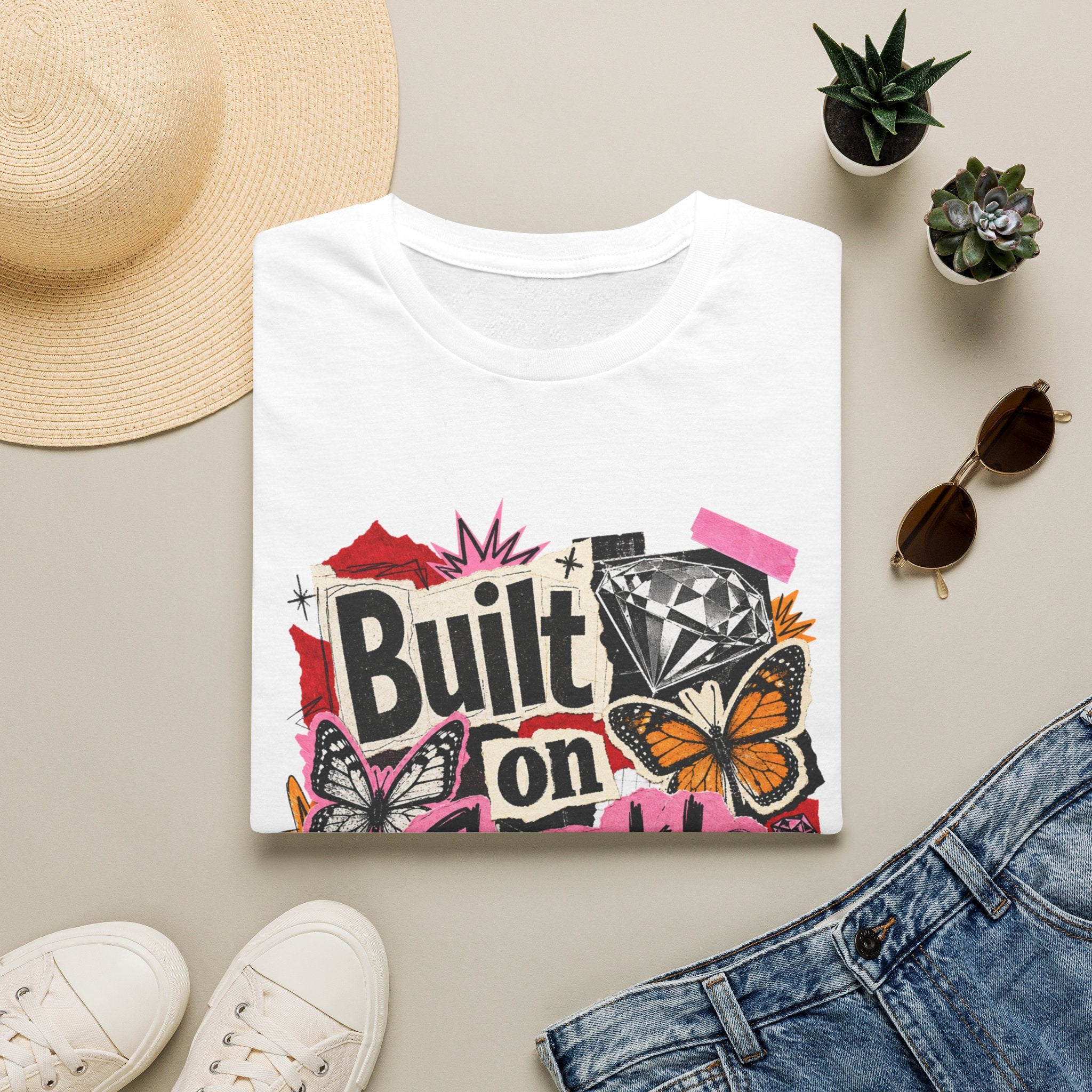 Built on Sparkle Tee - Gildan