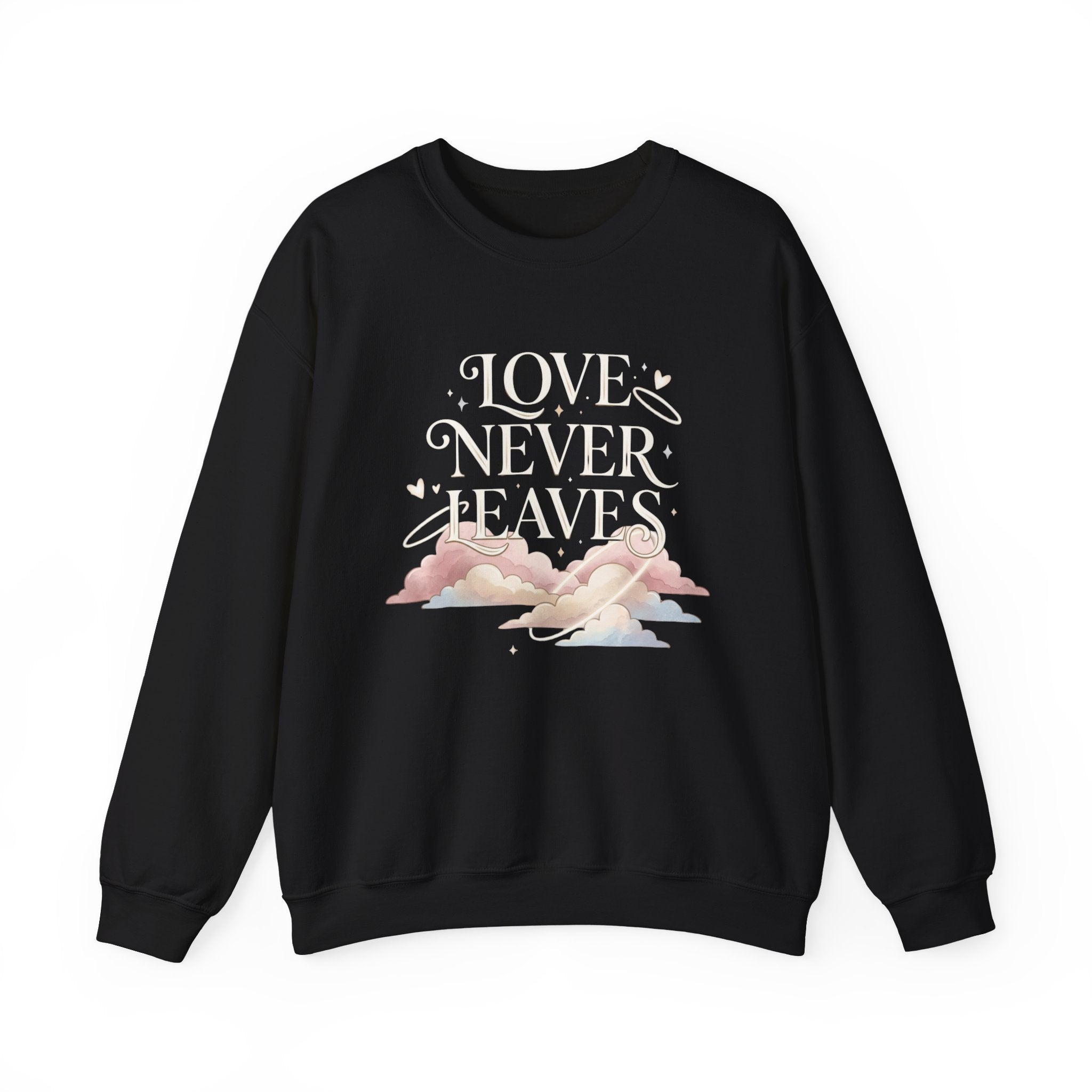 Love Never Leaves Sweatshirt - Gildan