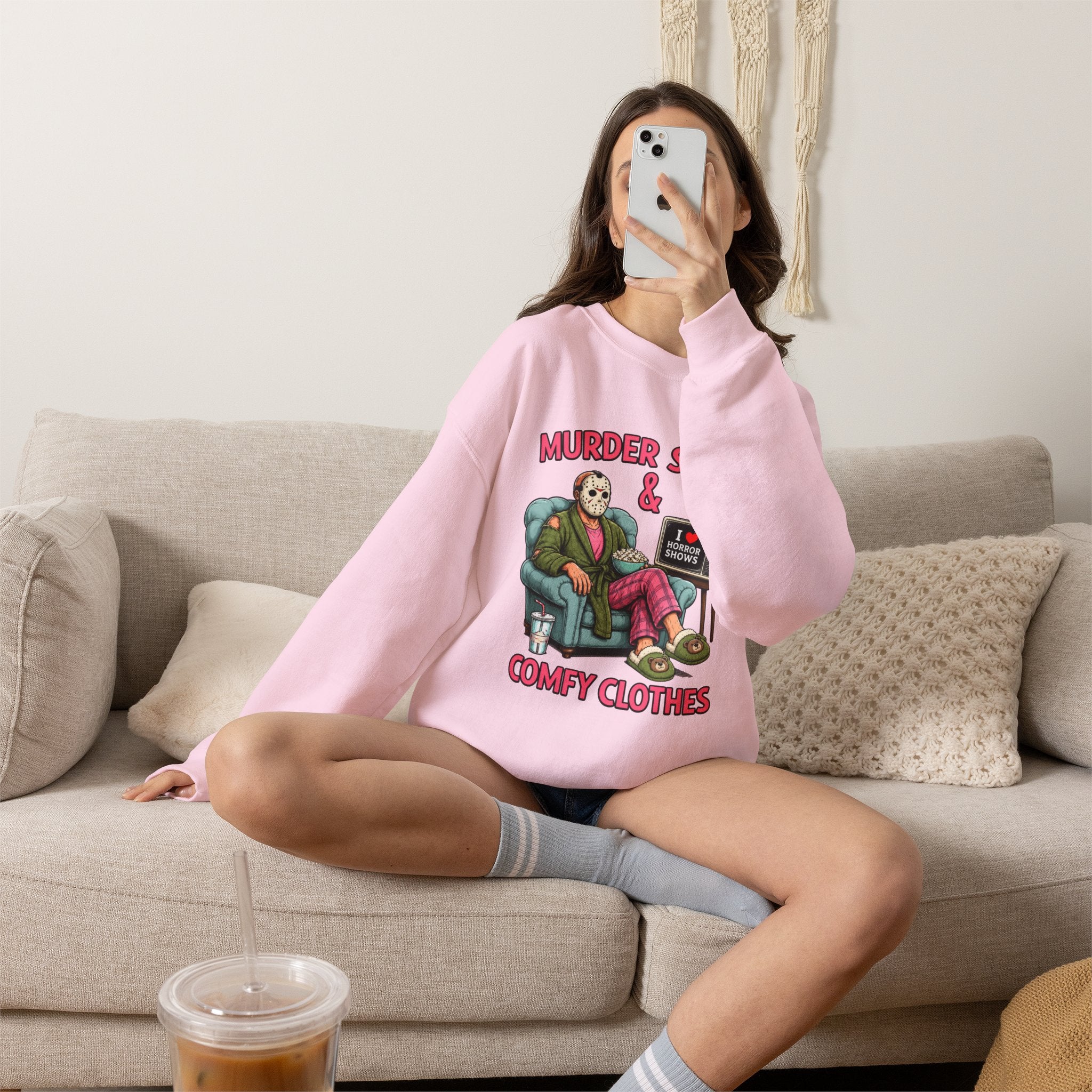 Murder Shows and Comfy Clothes Sweatshirt