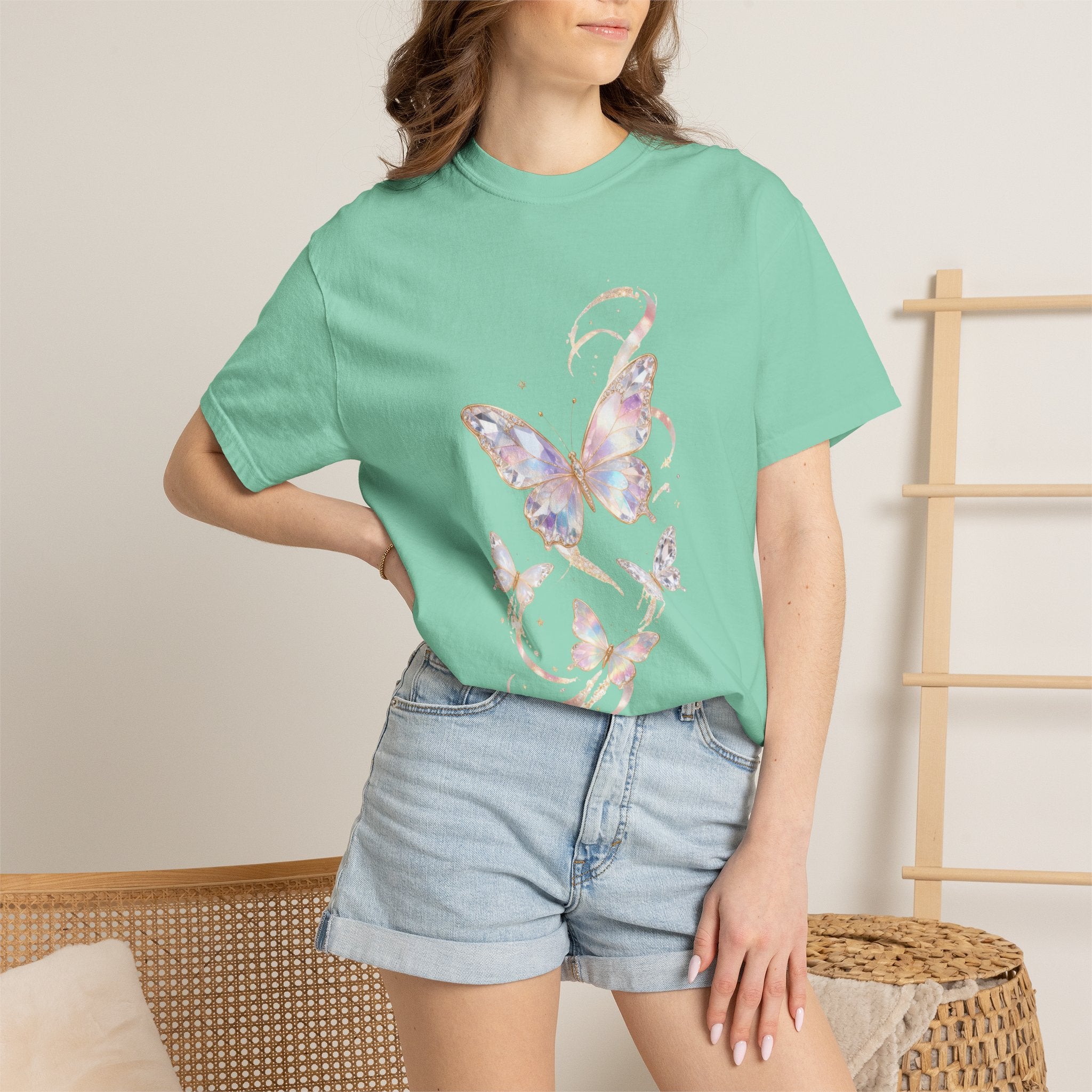 Halo Butterfly Tee - Comfort Colors