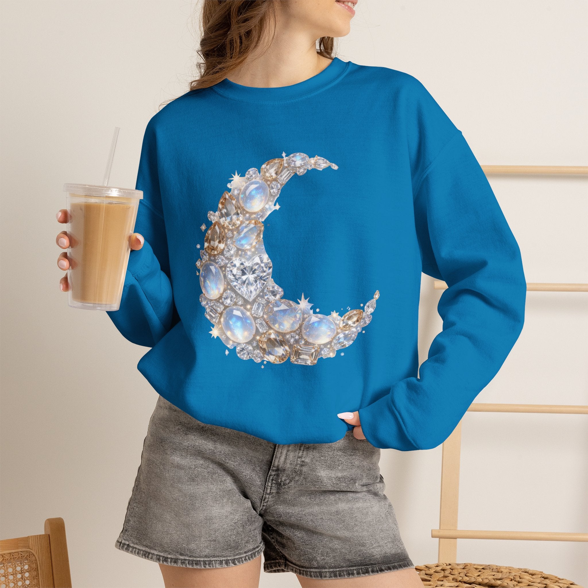 Crescent Moon Sweatshirt - Gildan
