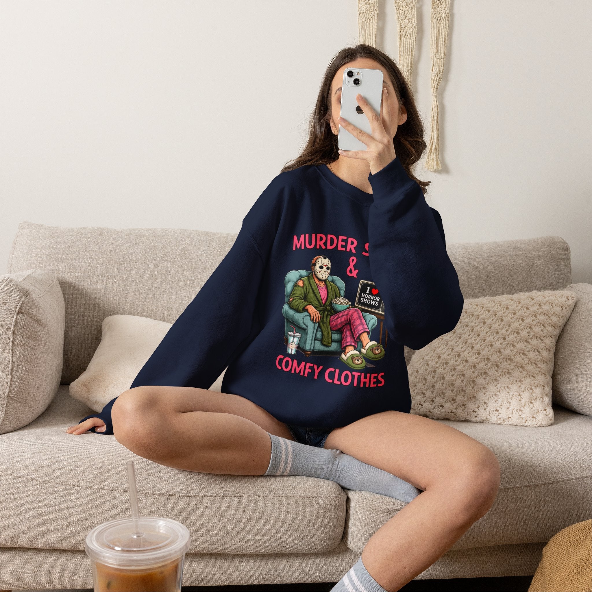 Murder Shows and Comfy Clothes Sweatshirt
