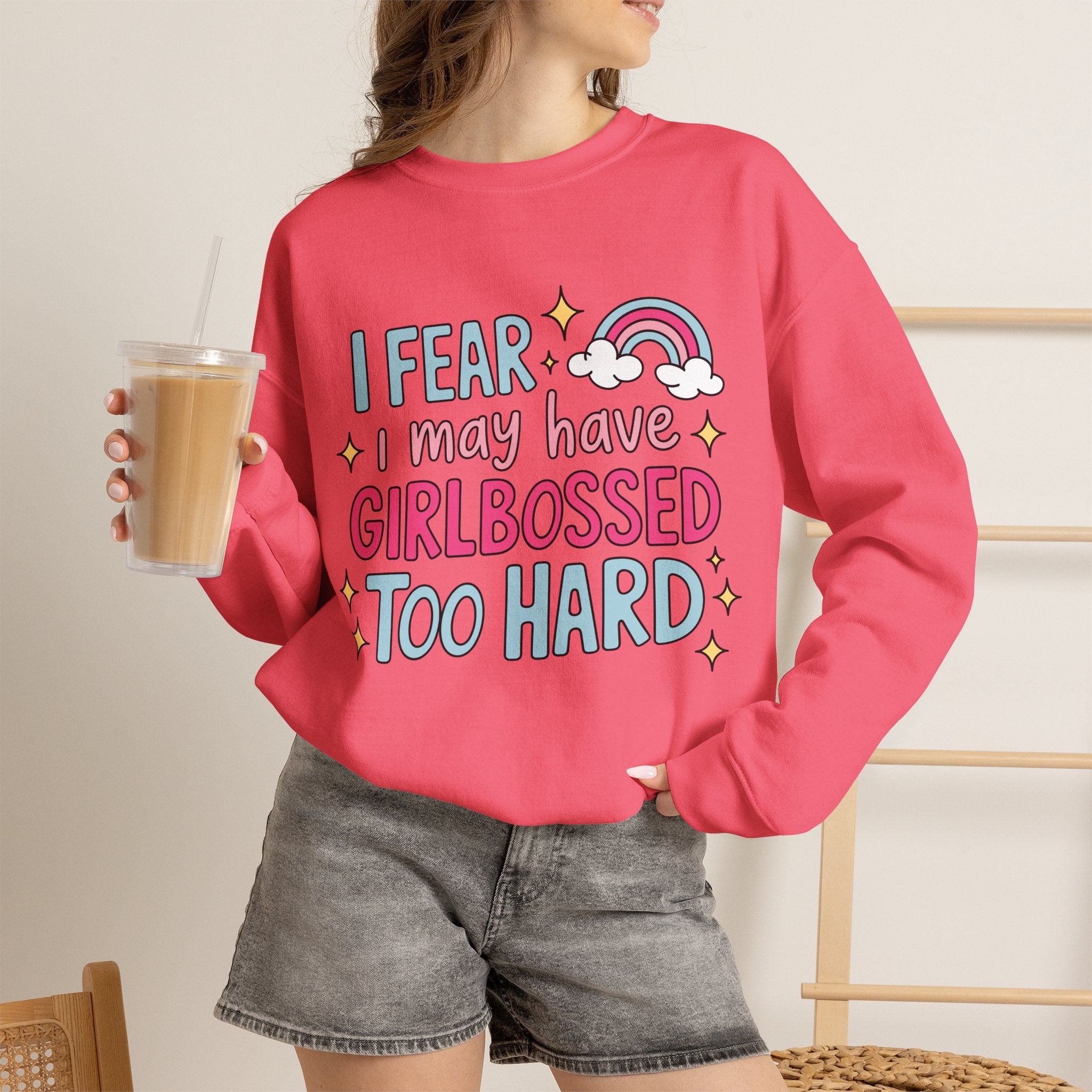 Girlbossed Too Hard Sweatshirt