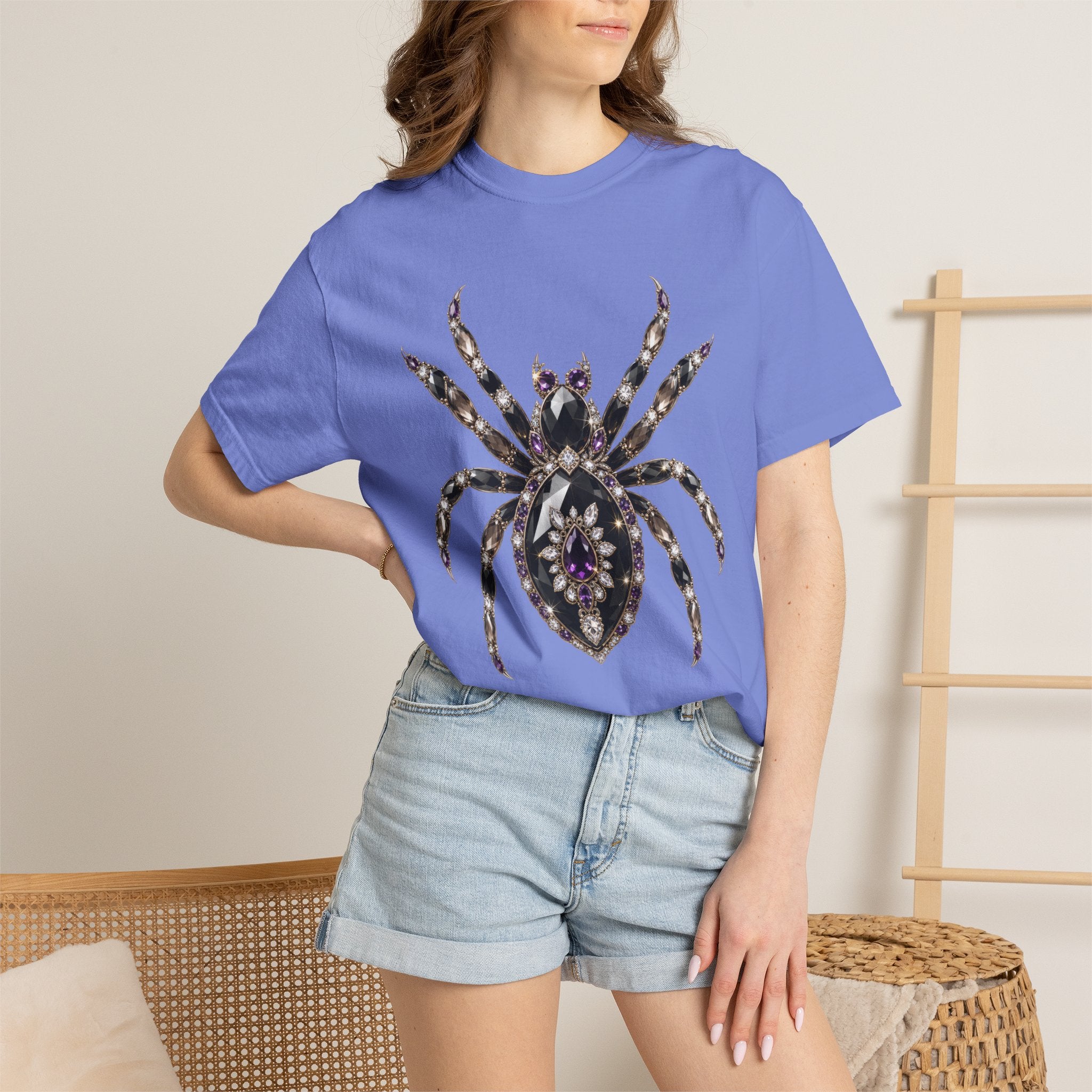 Jeweled Spider Tee - Comfort Colors