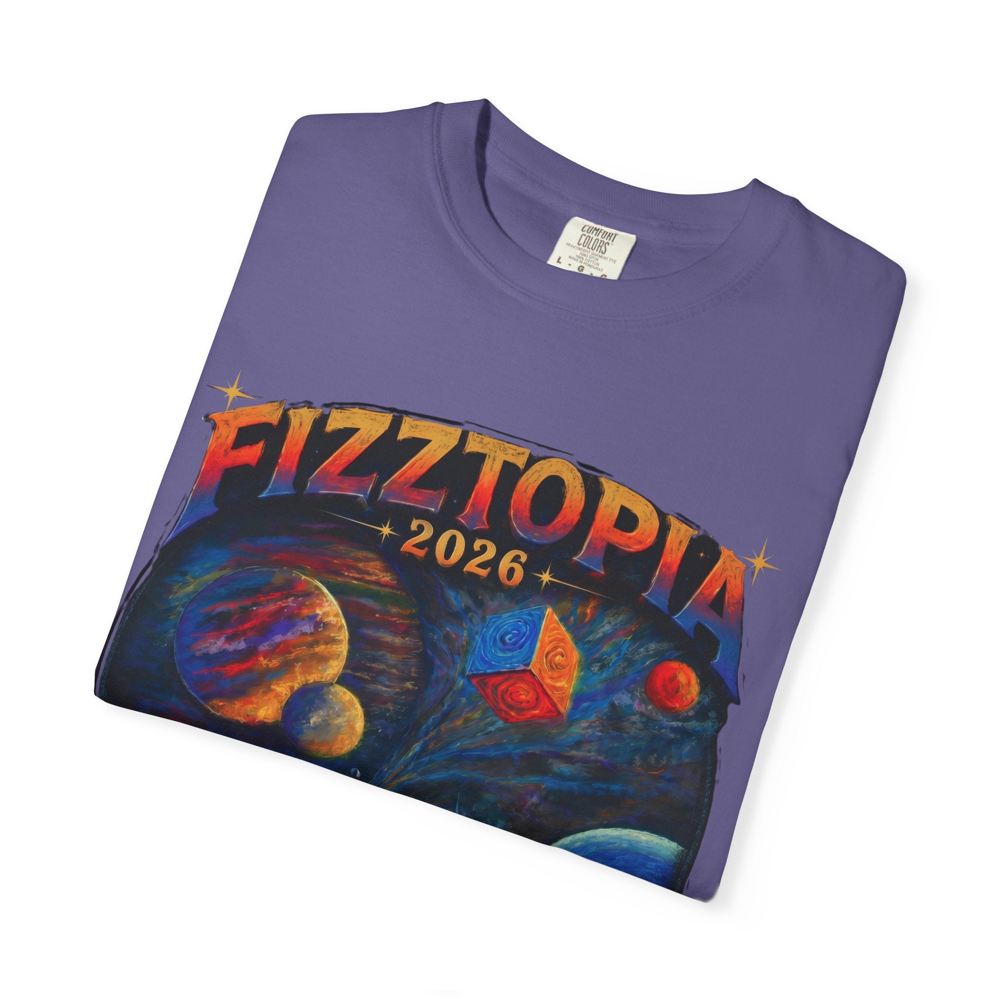 Daddy Ring Bomb's Fizztopia Galaxy Shirt - Comfort Colors