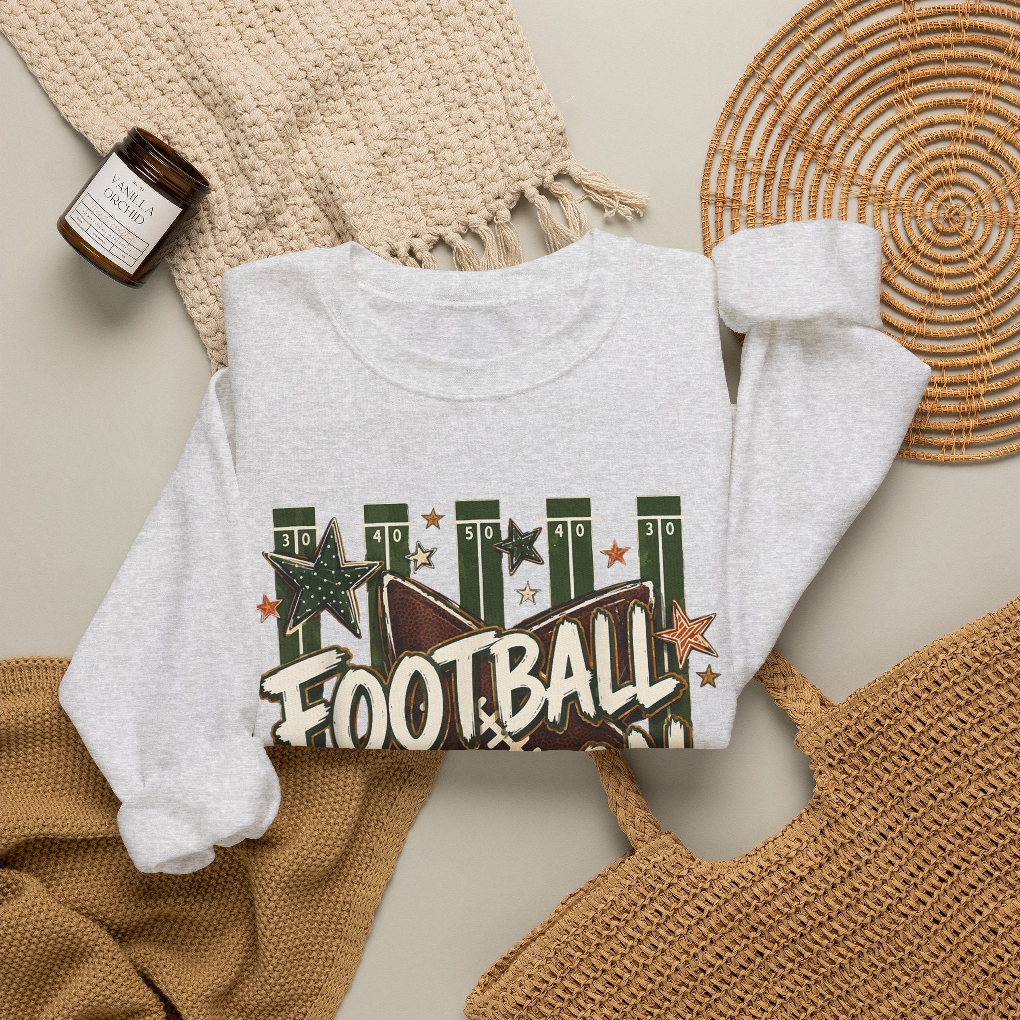 Football Season Sweatshirt - Gildan