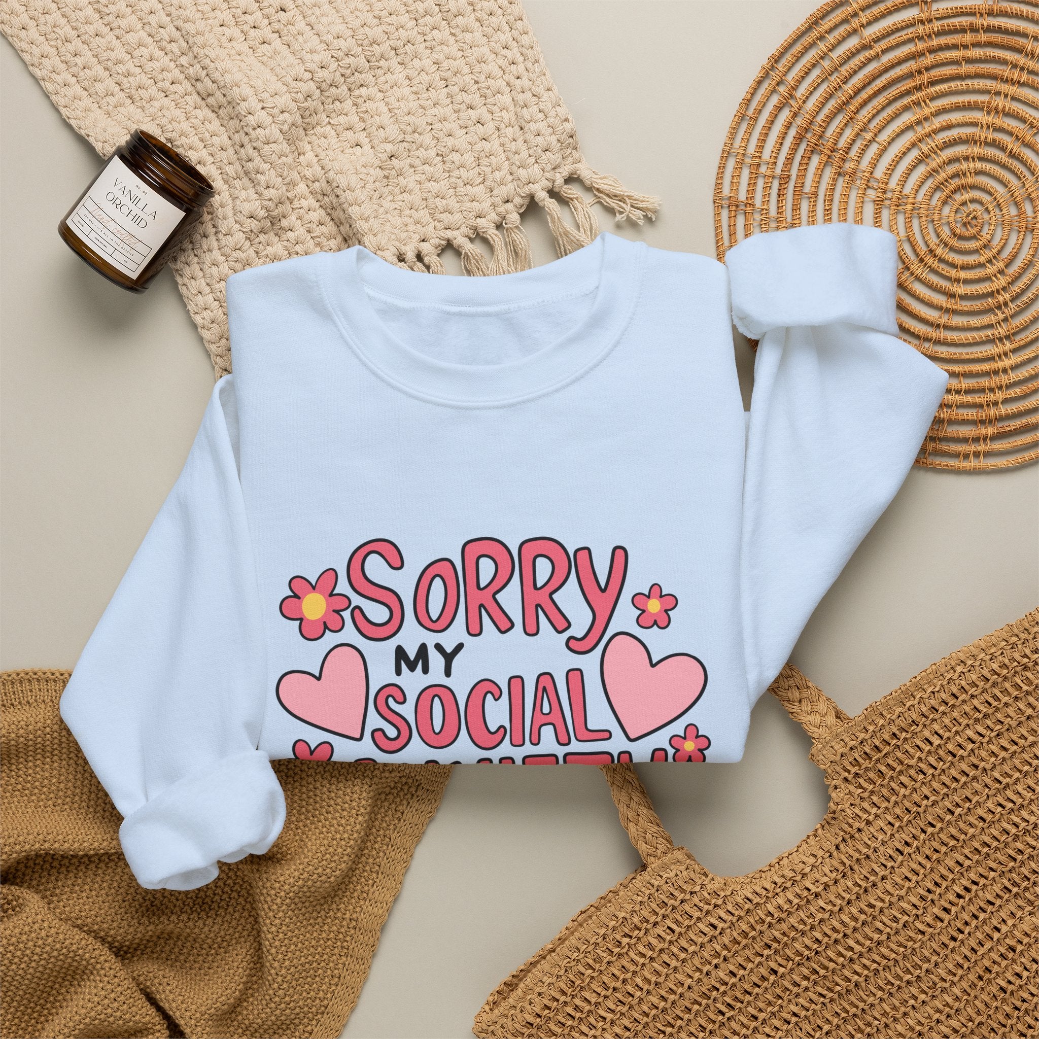 My Social Anxiety Says No Sweatshirt