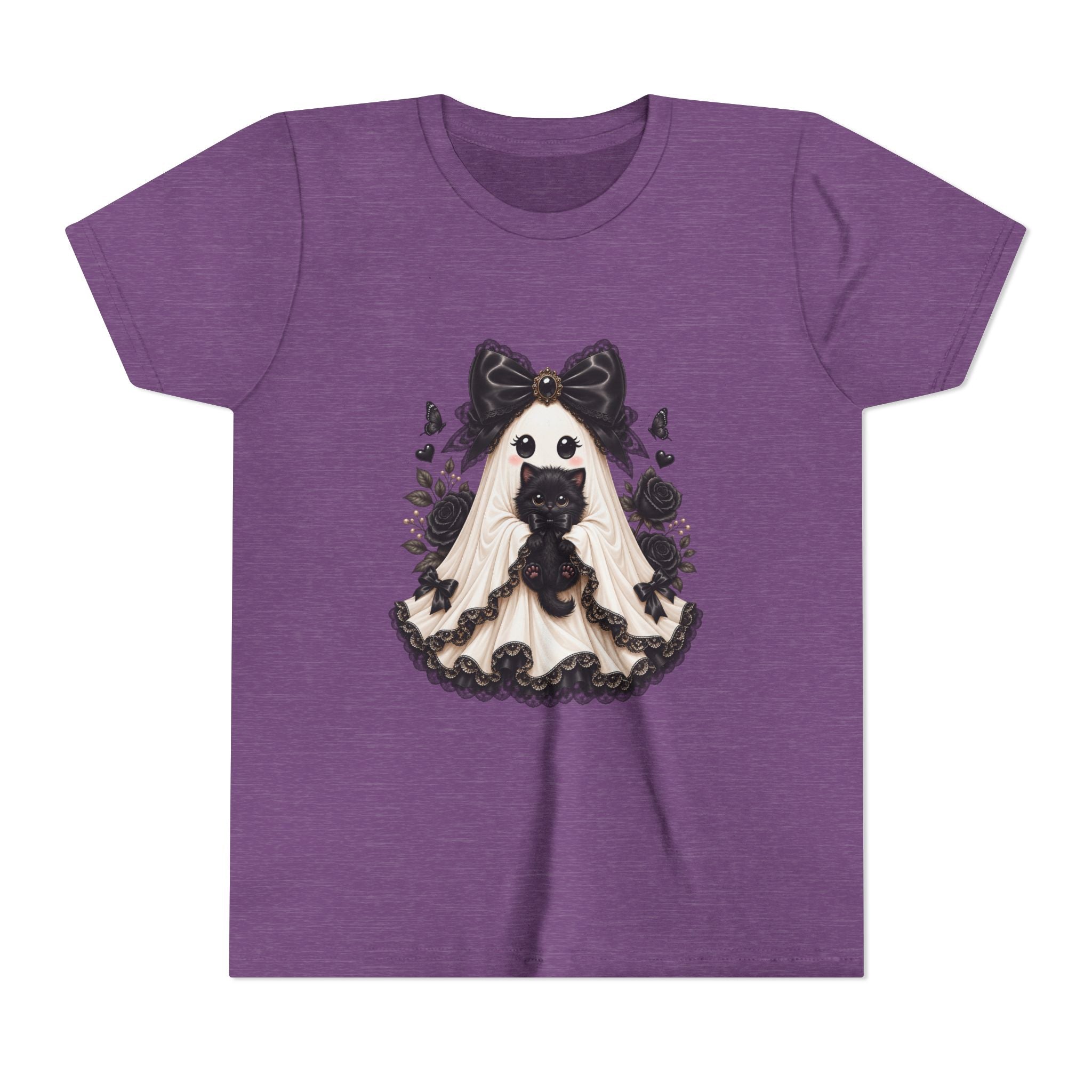 Lace Kitten Ghost Tee - Youth Tee
