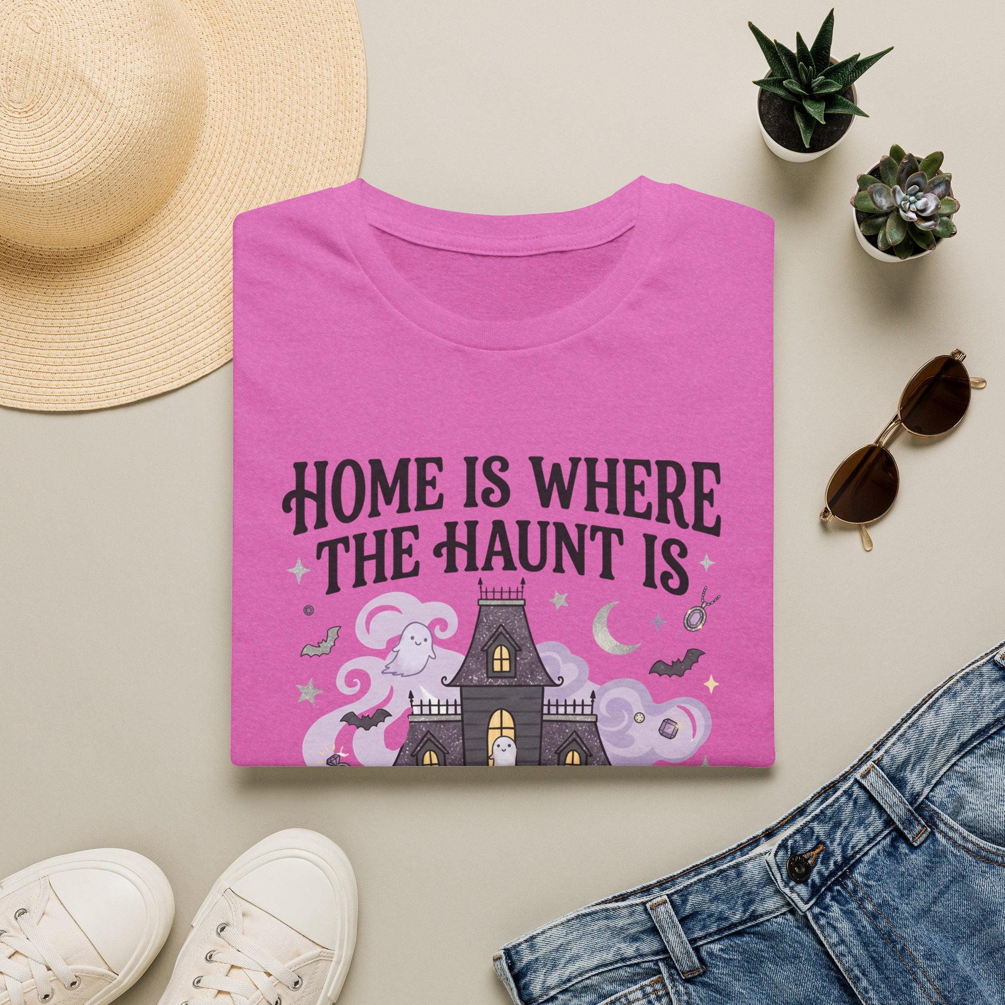 Home Is Where The Haunt Is Tee - Gildan