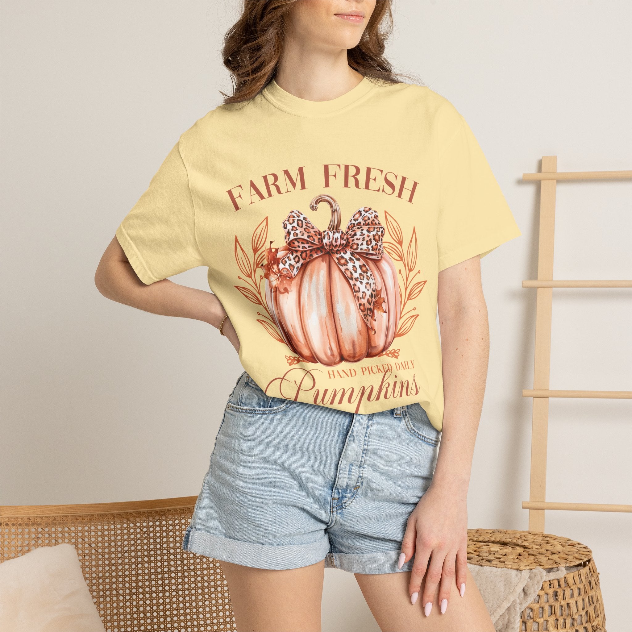 Farm Fresh Pumpkins Tee - Comfort Colors