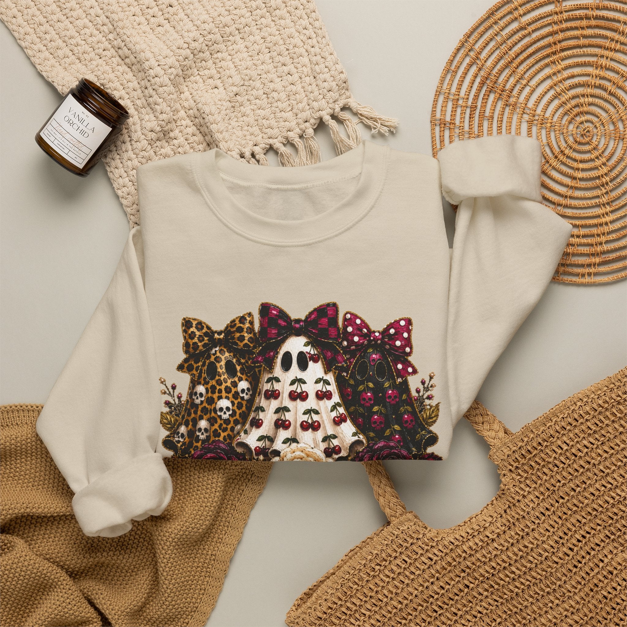 Cherry Ghosts Sweatshirt - Gildan