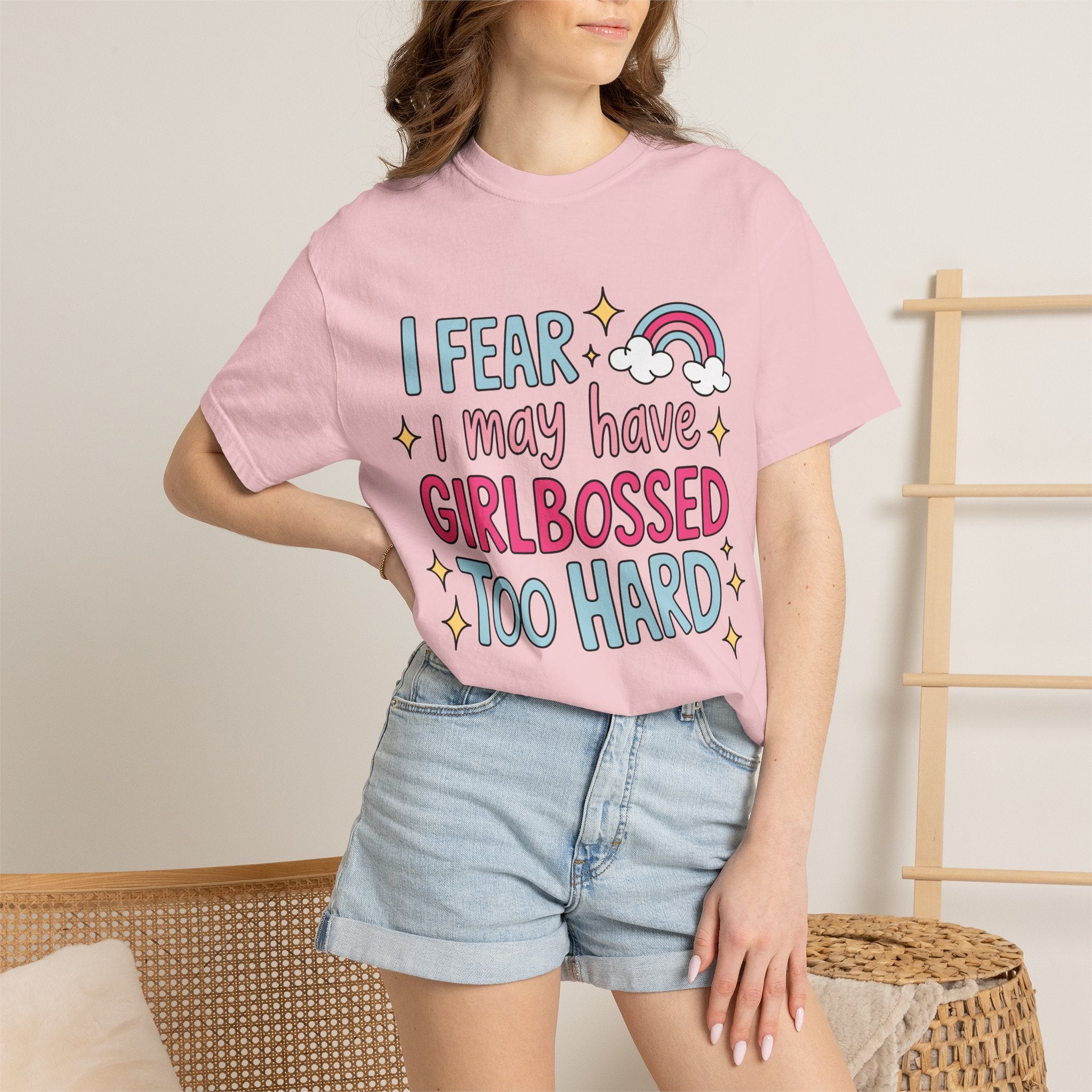 GirlBossed To Hard Tee - Comfort Colors
