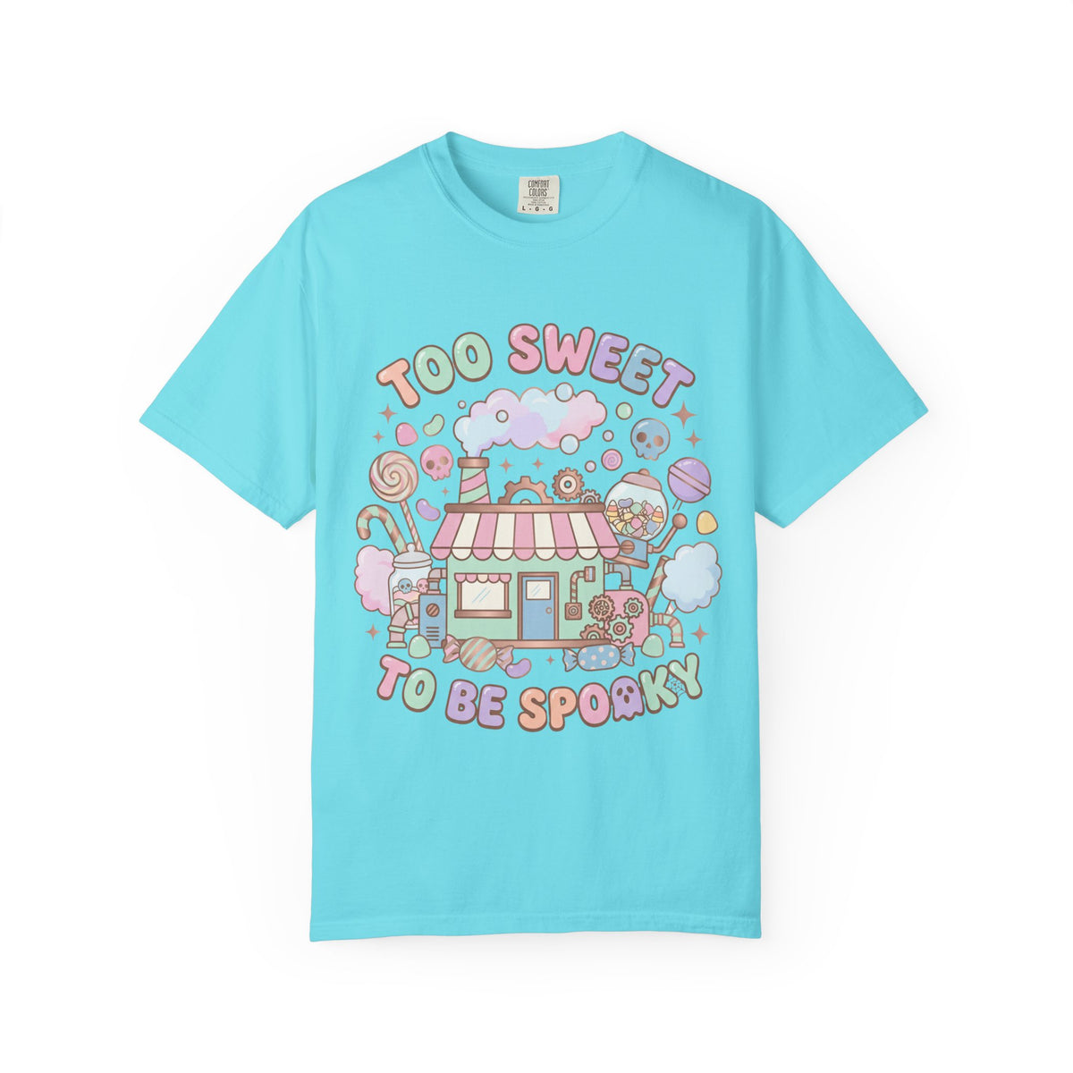 Too Sweet To Be Spooky Tee - Comfort Colors