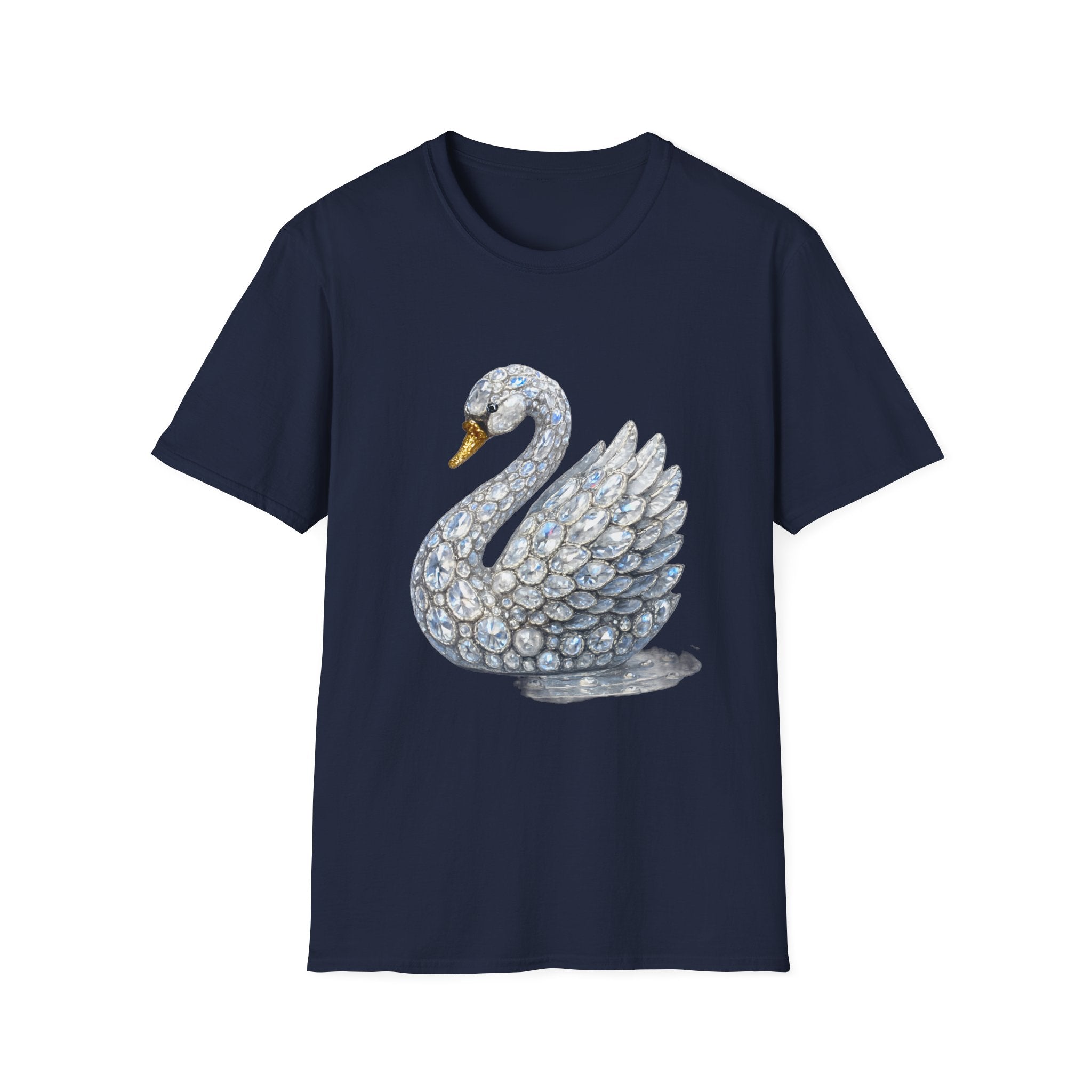 Gemstone Swan T-Shirt — Gildan Tee