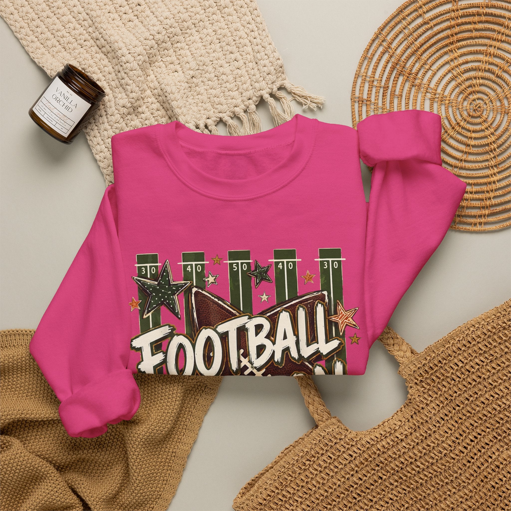 Football Season Sweatshirt - Gildan
