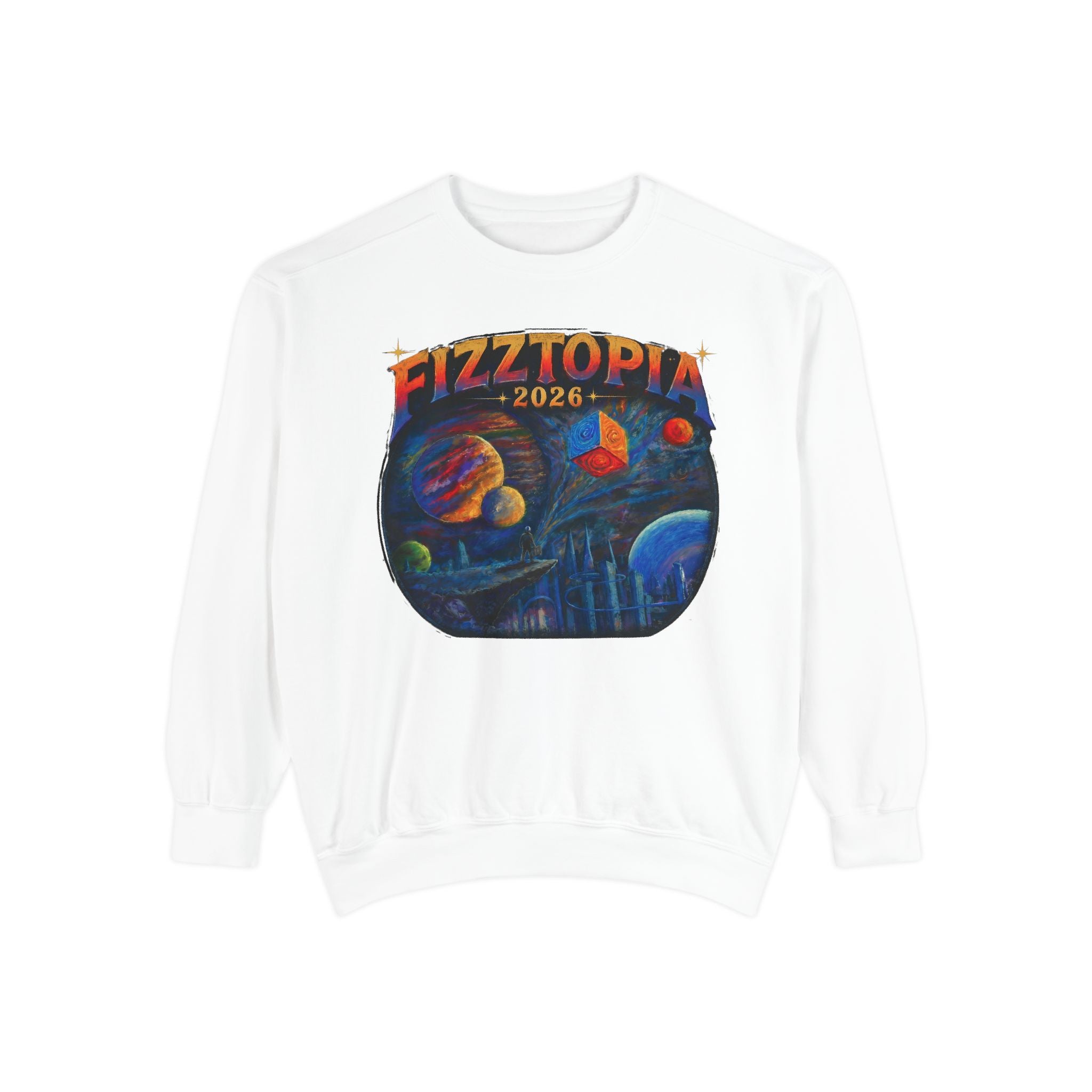 Daddy Ring Bomb's Fizztopia Galaxy Sweatshirt - Comfort Colors