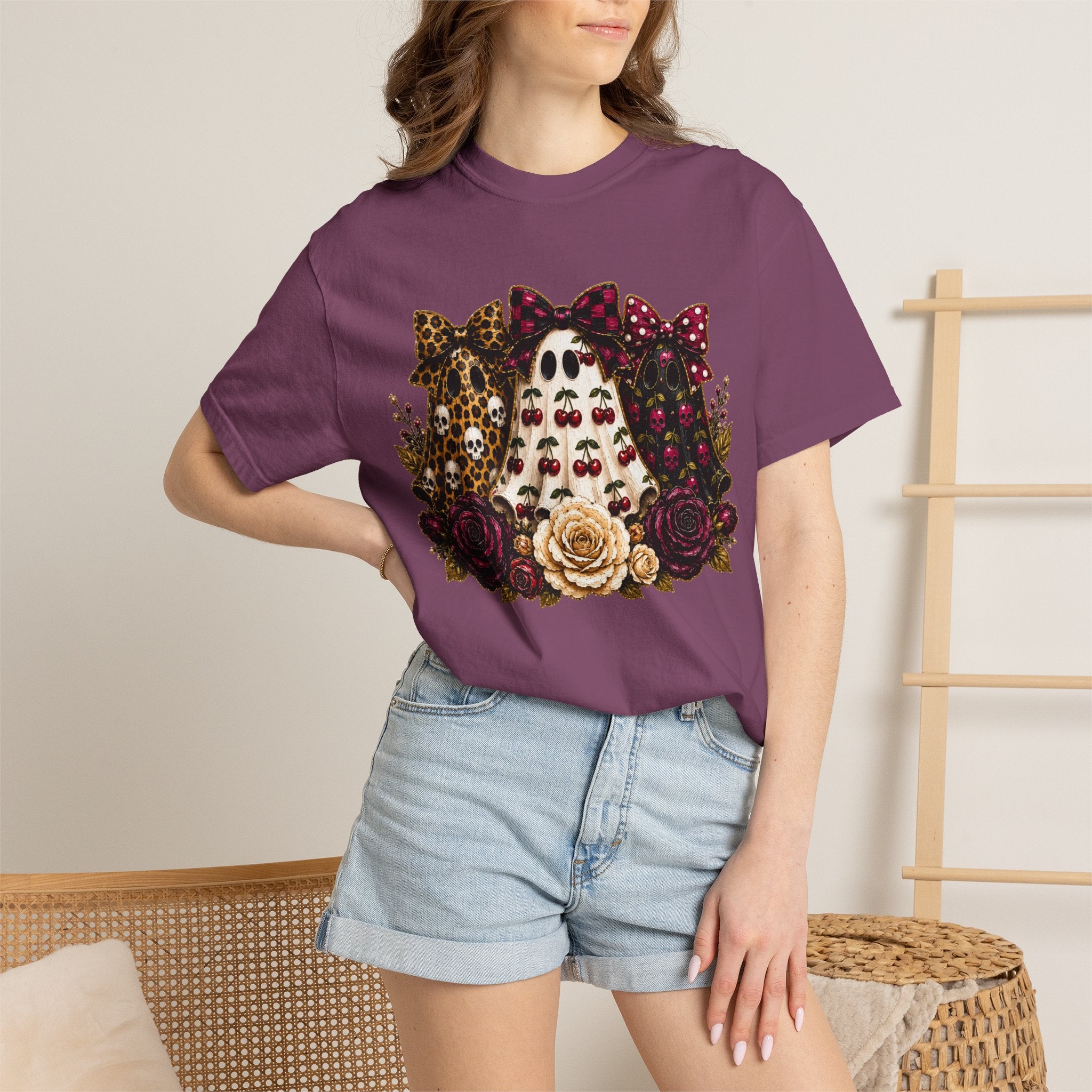 Cherry Ghosts Tee - Comfort Colors