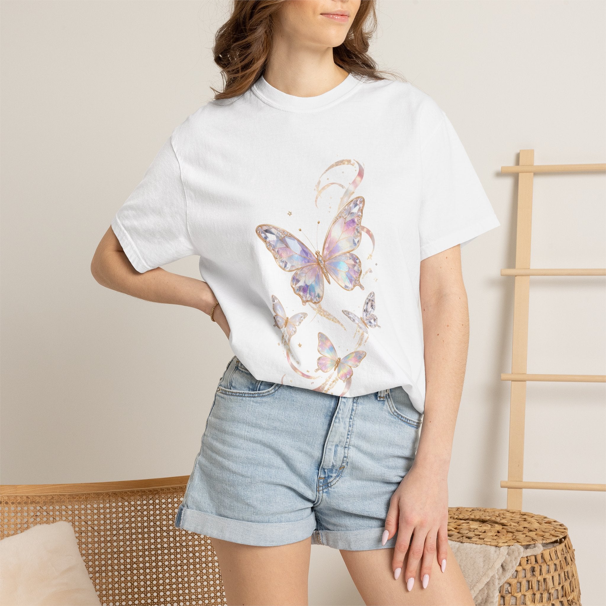 Halo Butterfly Tee - Comfort Colors