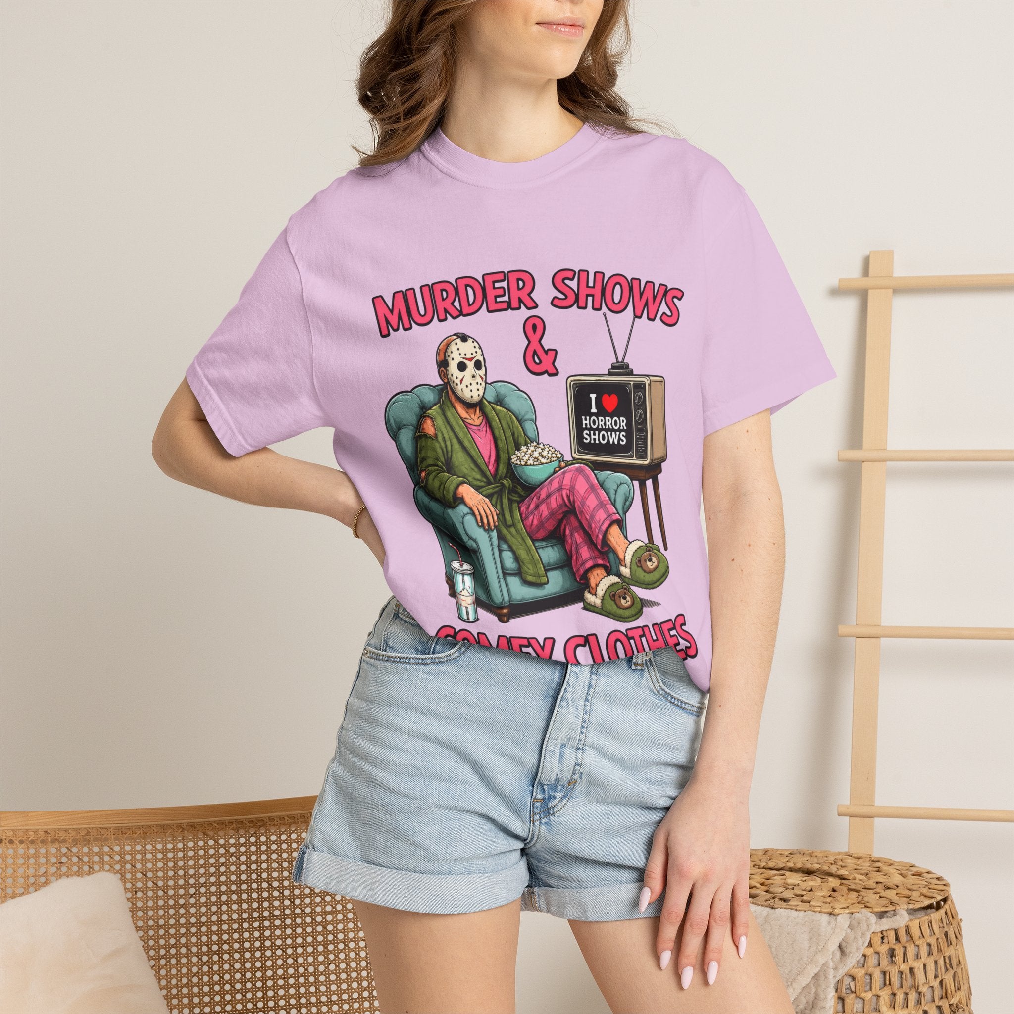 Murder Shows and Comfy Clothes T-shirt - Comfort colors