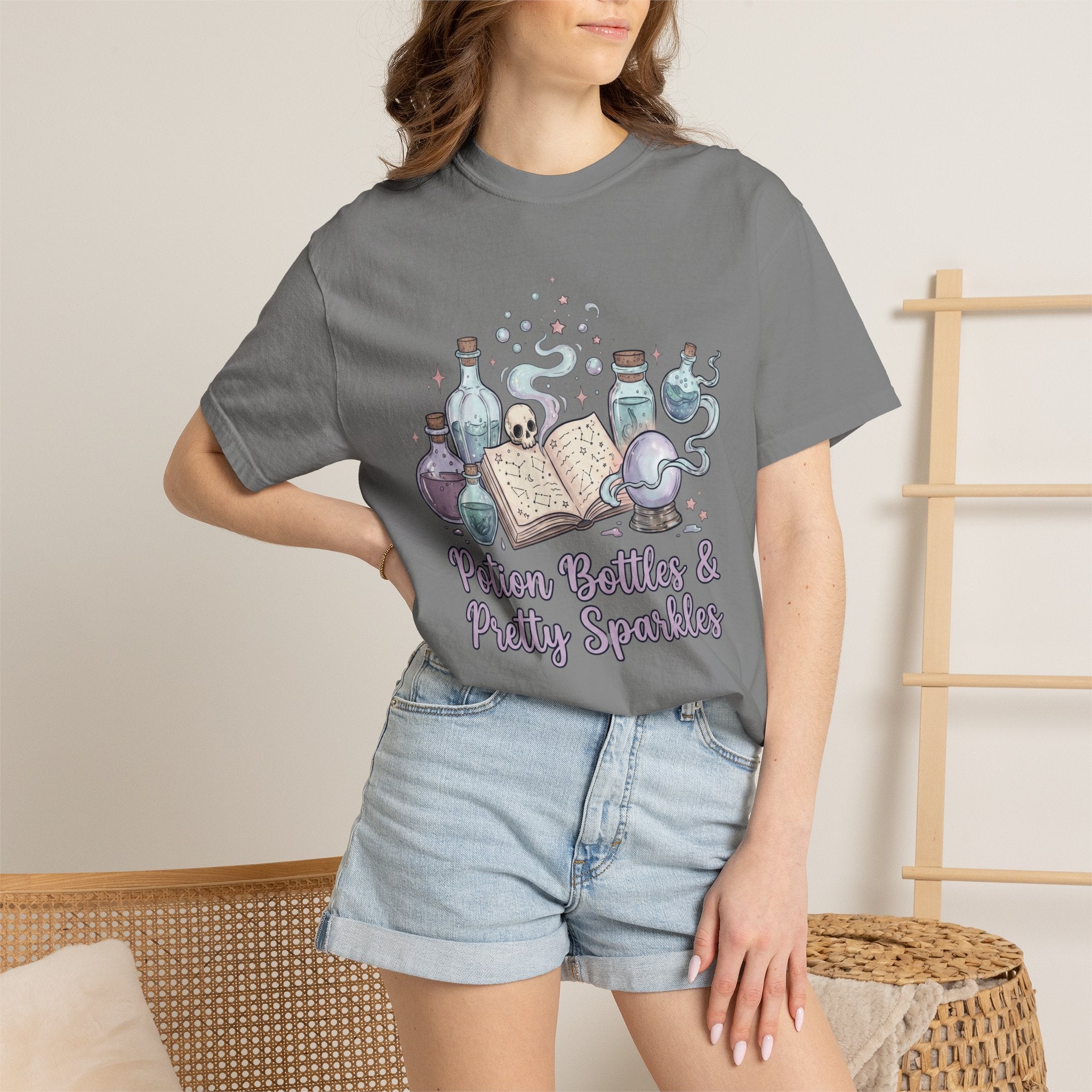 Potion Bottles and Pretty Sparkles Tee - Comfort Colors