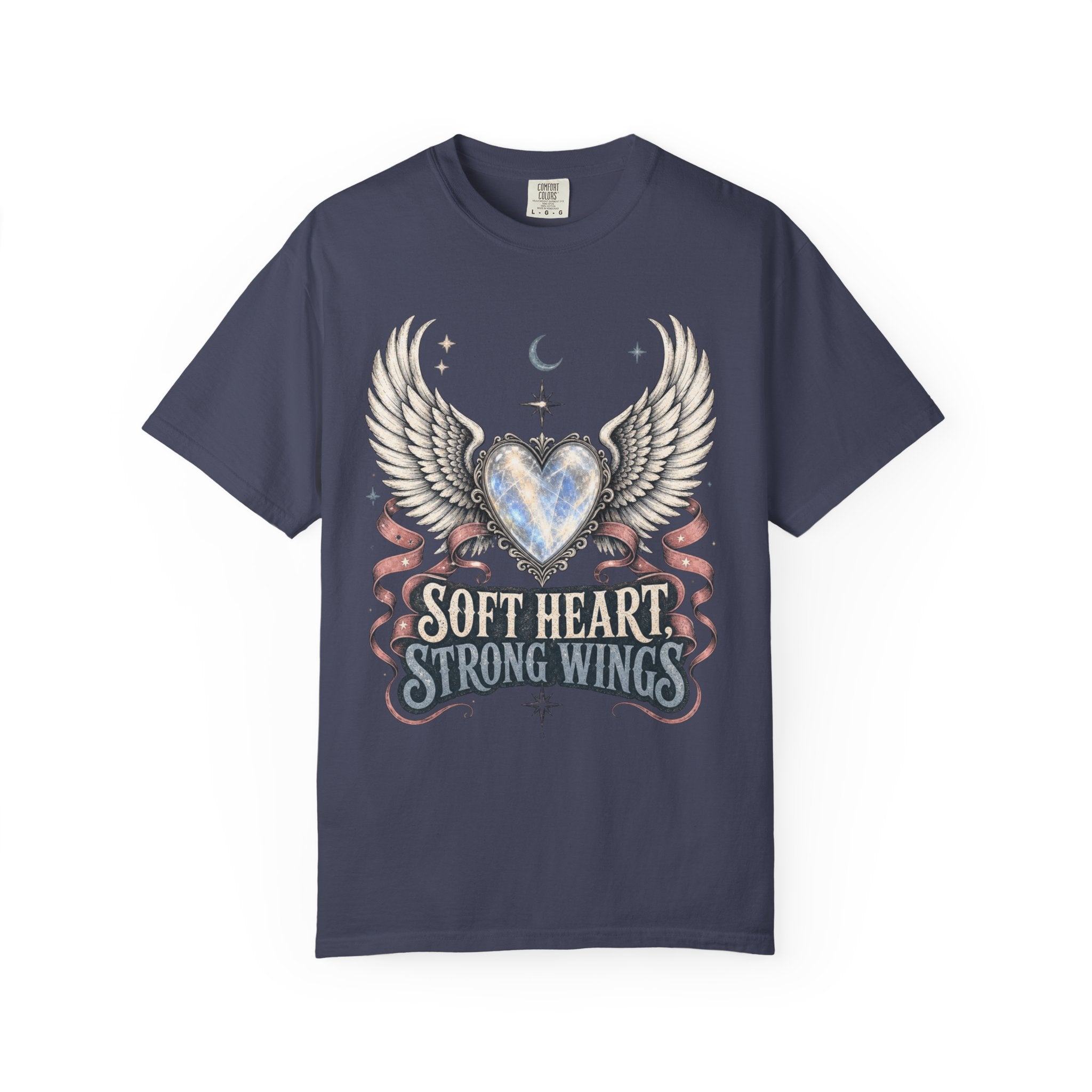 Soft Heart Strong Wings Tee - Comfort Colors