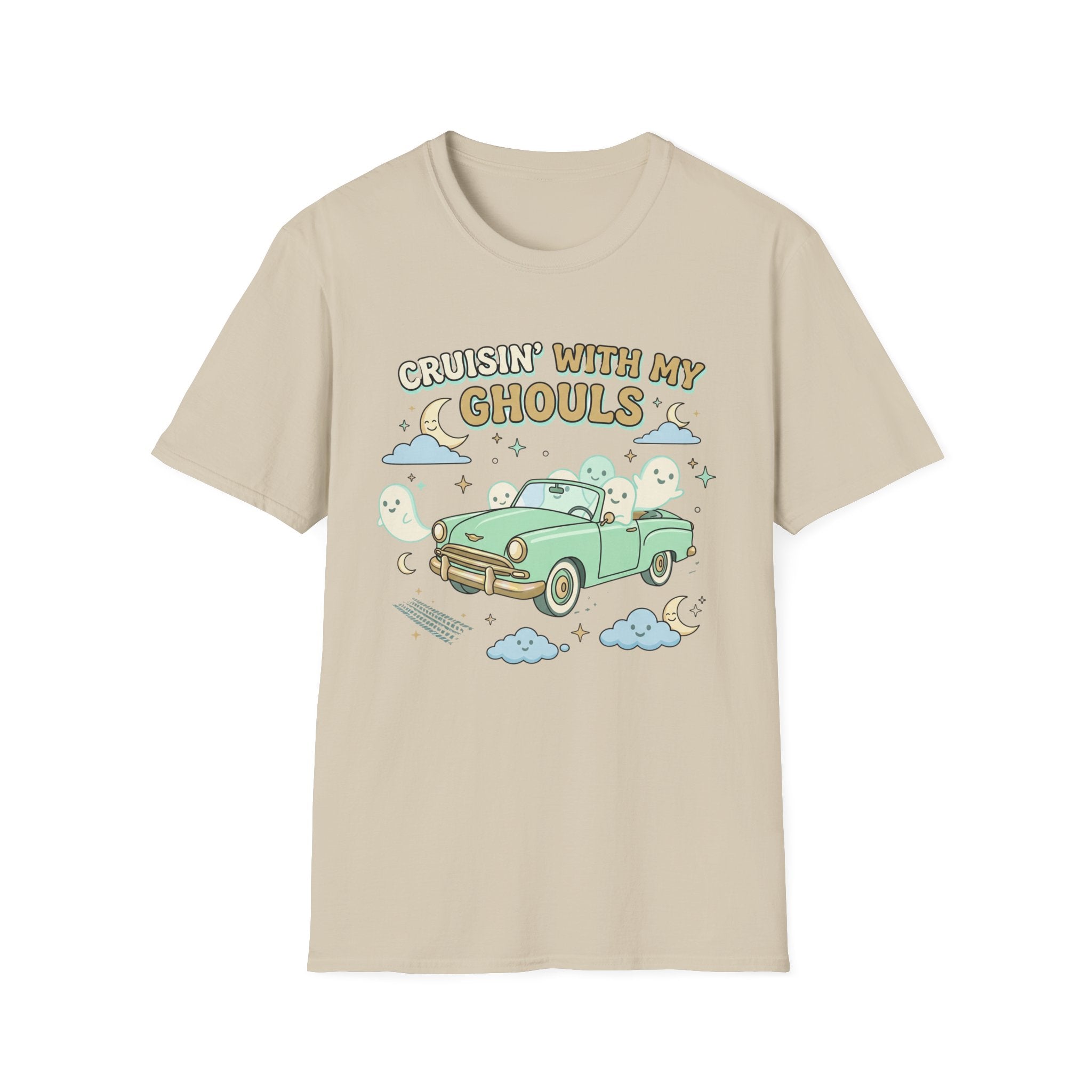 Cruisin' With My Ghouls Tee - Gildan
