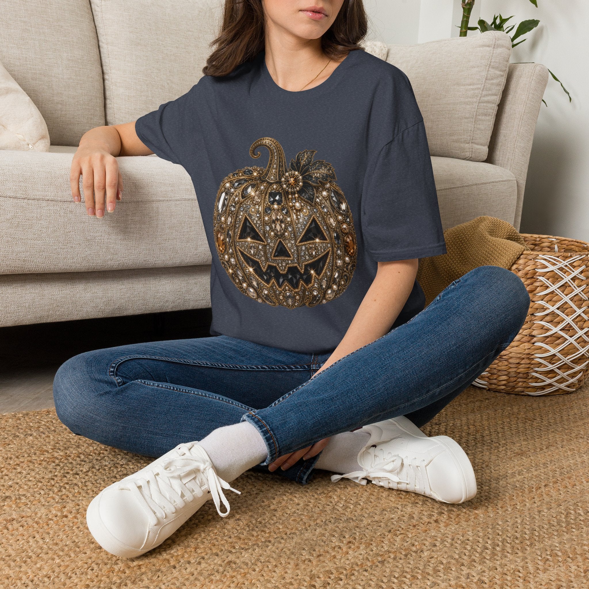 The Jeweled Pumpkin Tee - Gildan