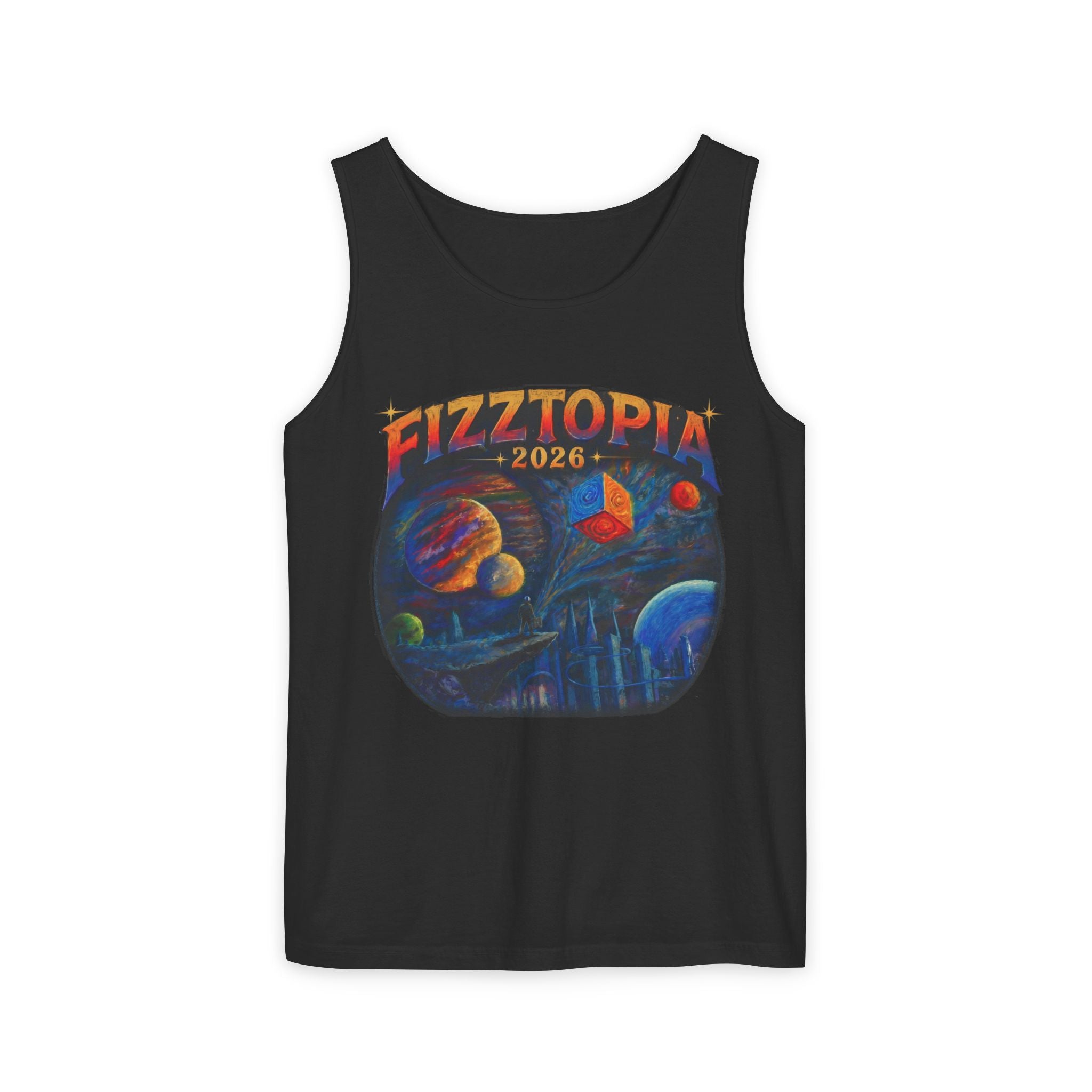 Daddy Ring Bomb's Fizztopia Galaxy Tank - Comfort Colors