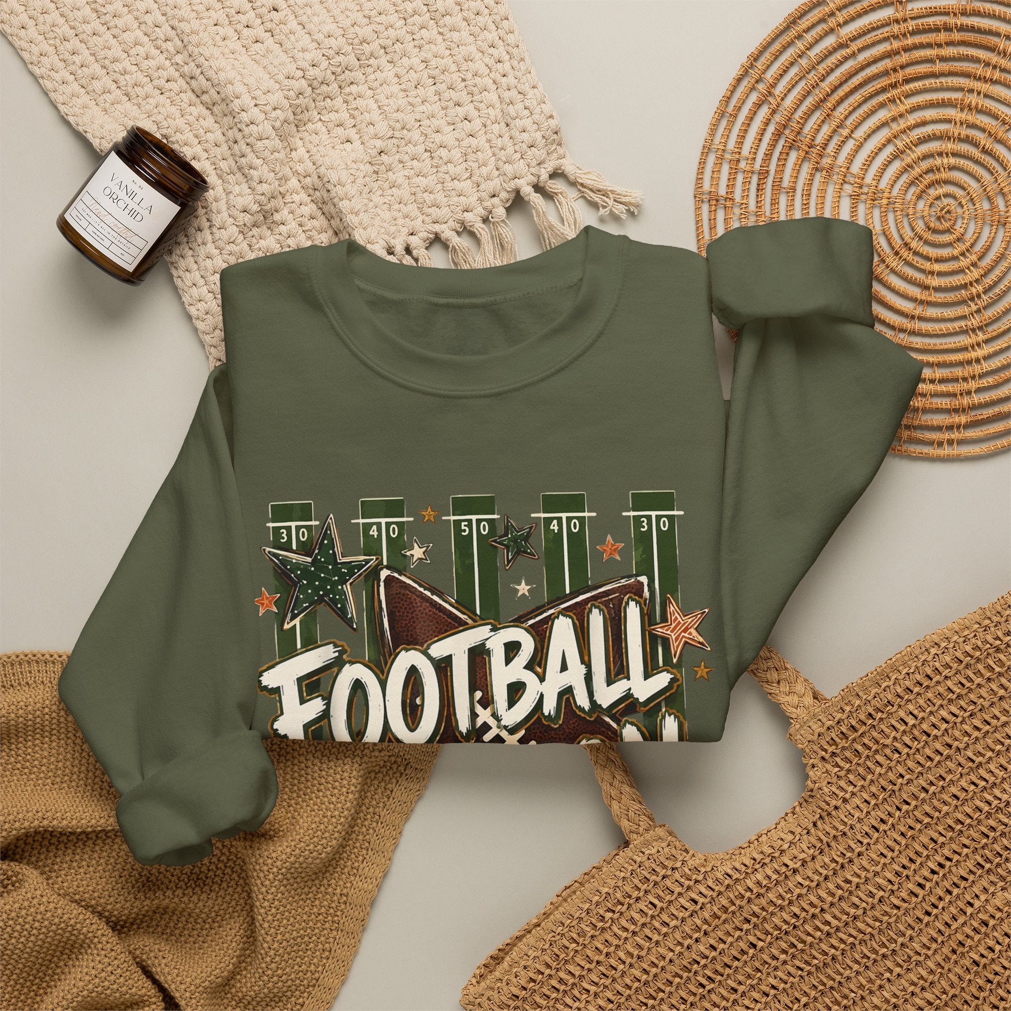 Football Season Sweatshirt - Gildan