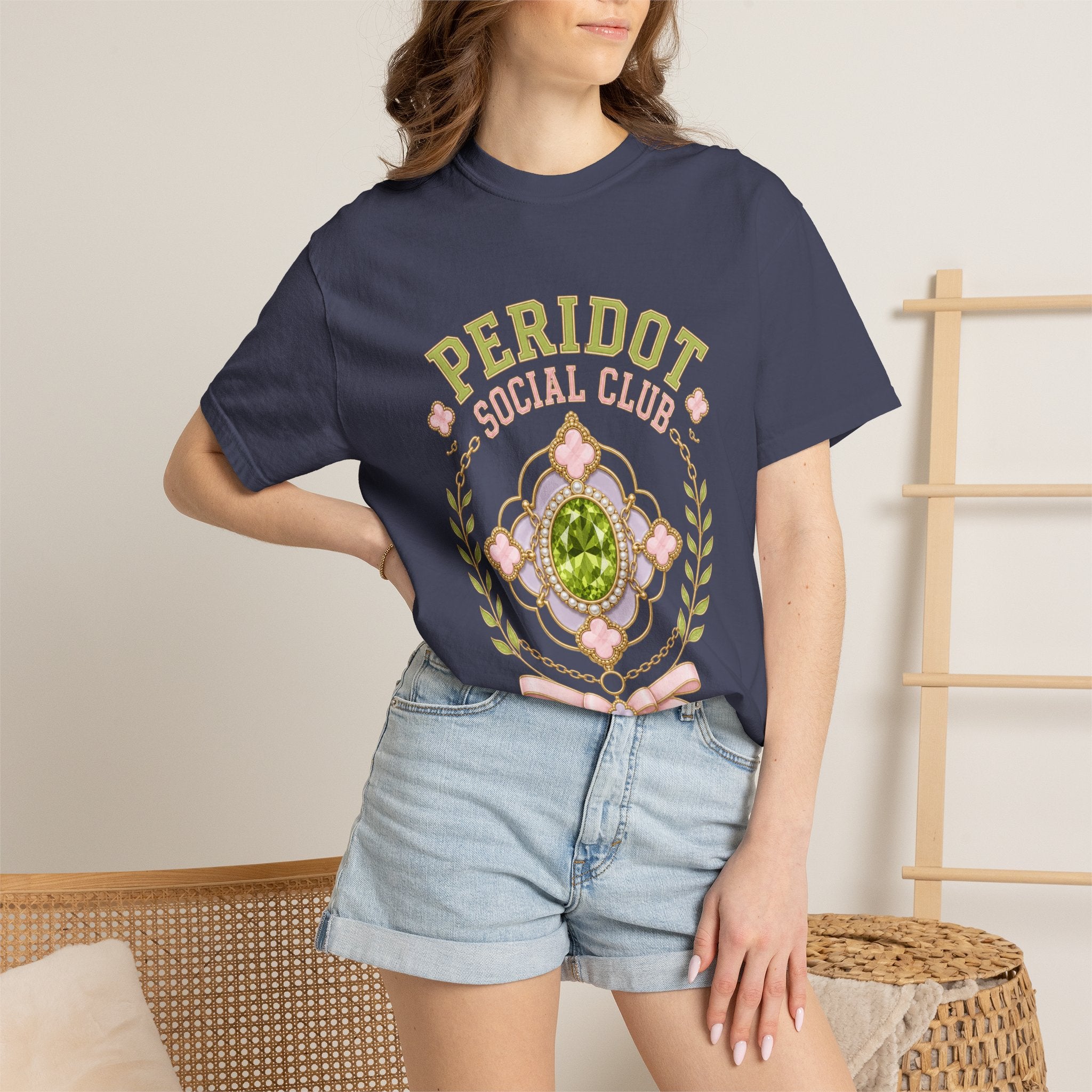 Peridot Social Club Tee - Comfort Colors