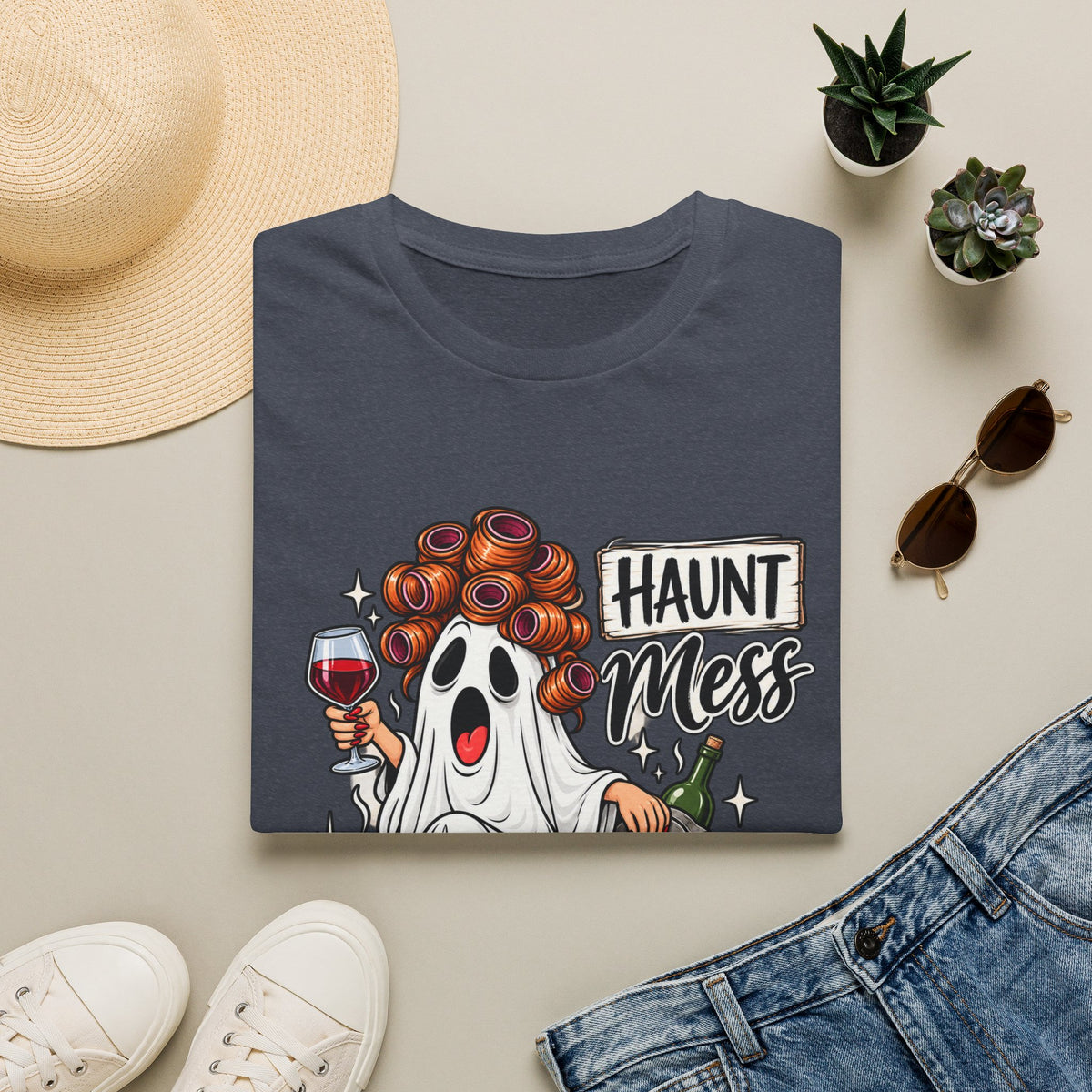Haunt Mess Tee - Gildan