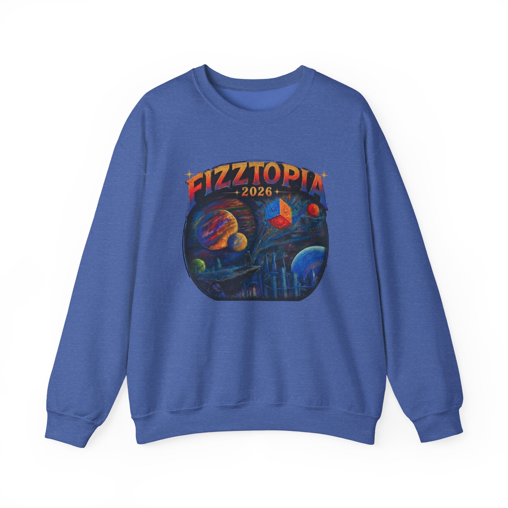 Daddy Ring Bomb's Fizztopia Galaxy Sweatshirt - Gildan