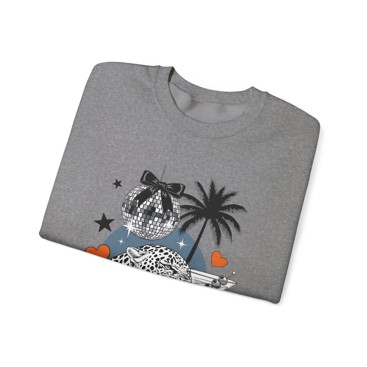 Disco Cheetah Sweatshirt - Gildan