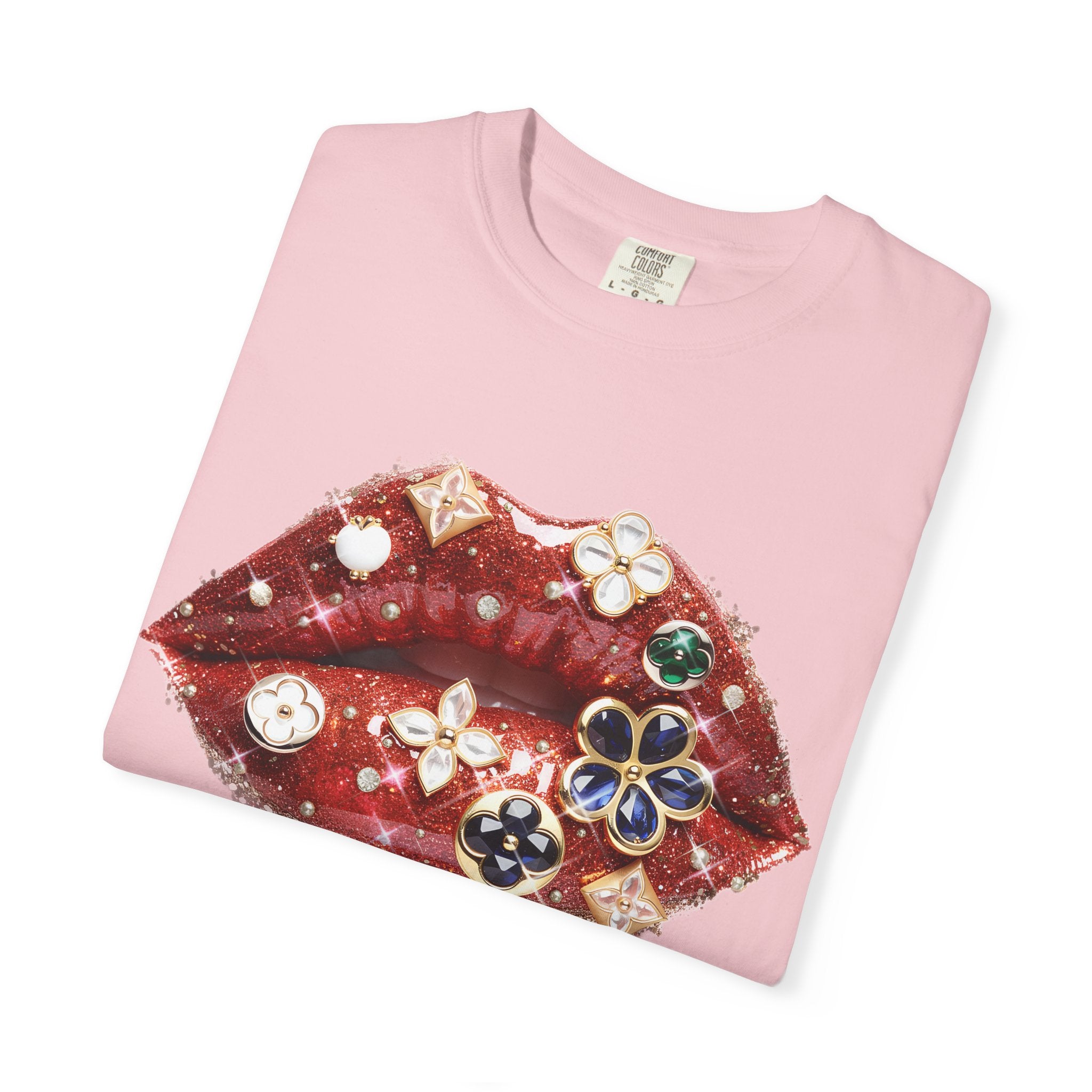 Jewel Lips Tee - Comfort Colors