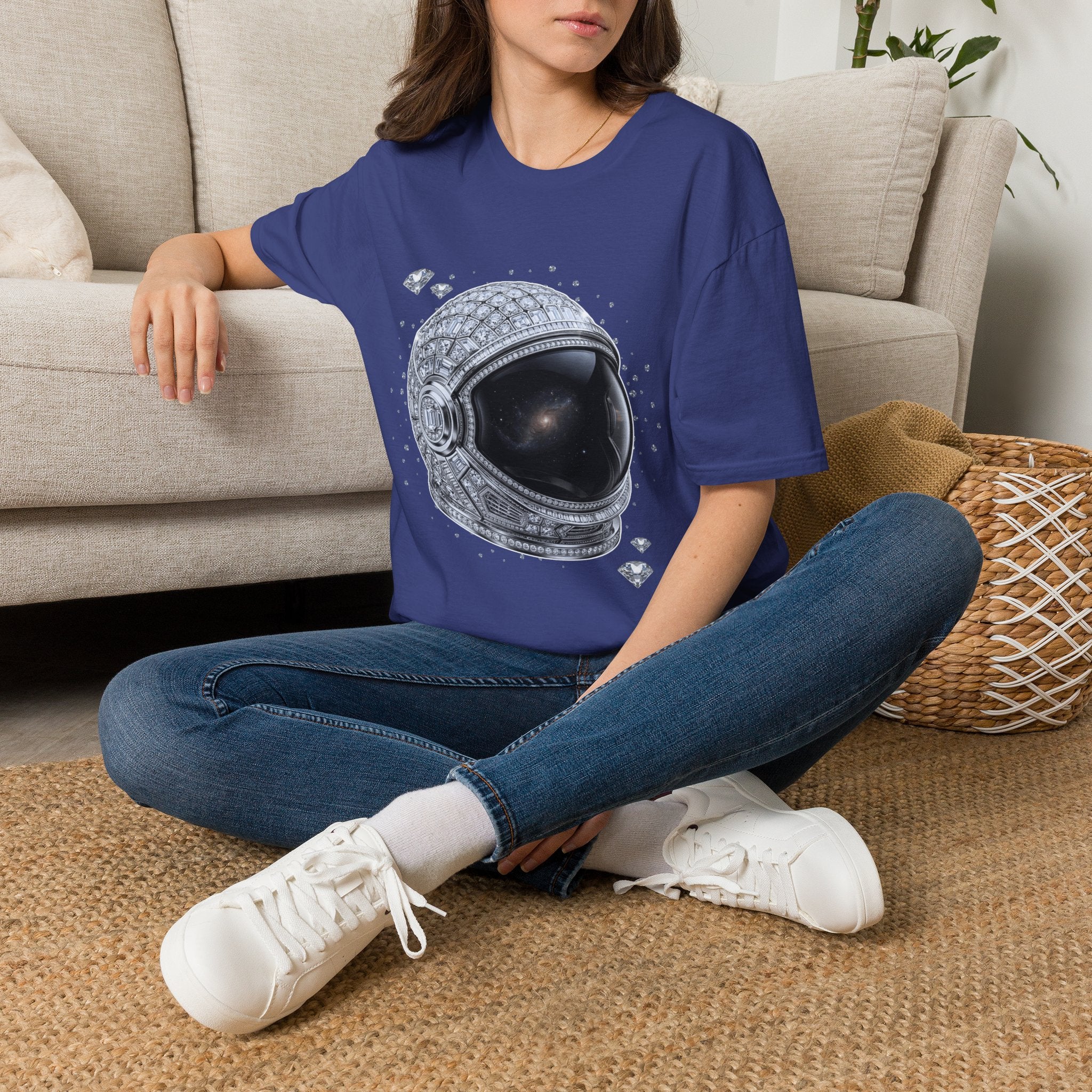 Sparkle Astronaut Tee - Gildan
