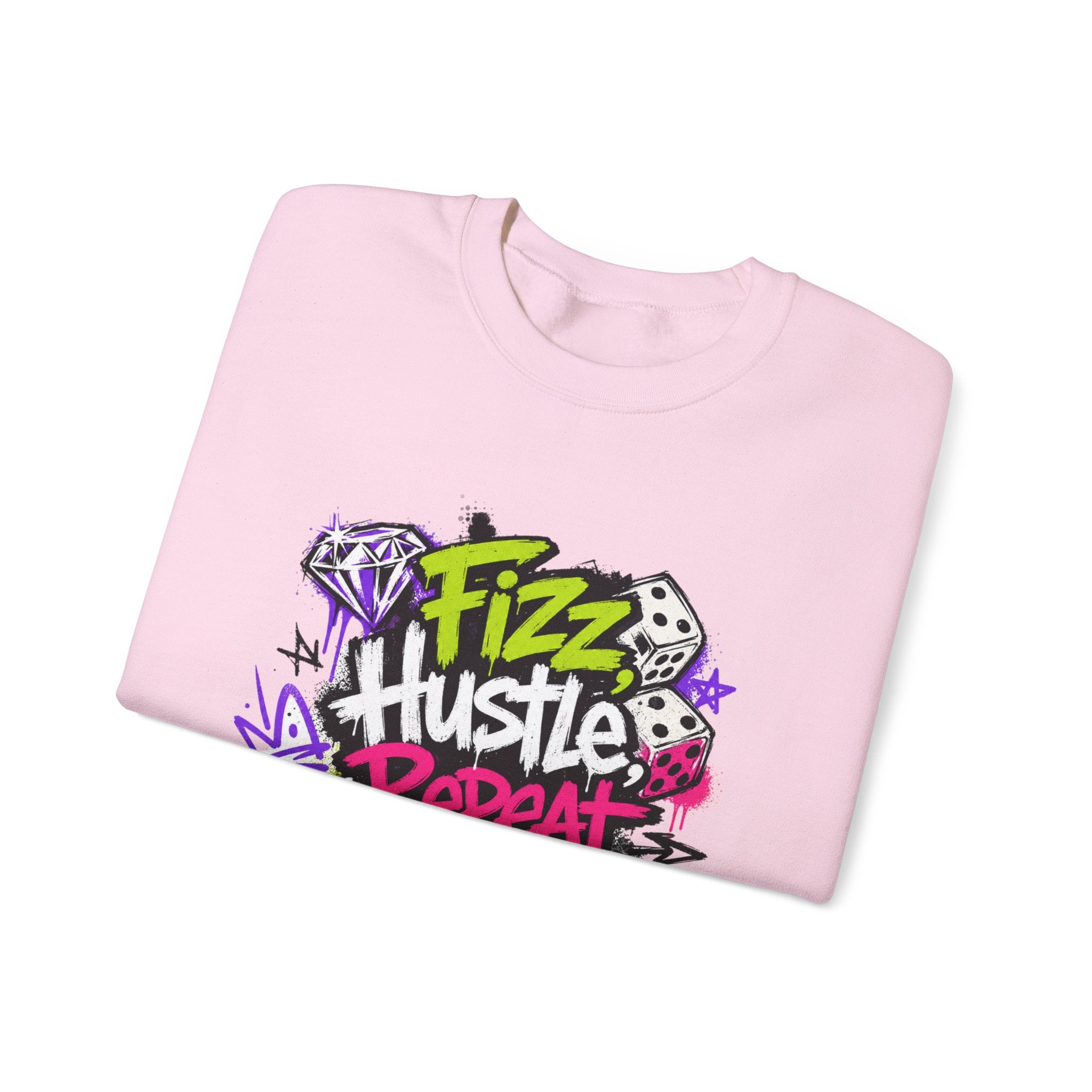 Fizz Hustle Repeat Sweatshirt - Gildan