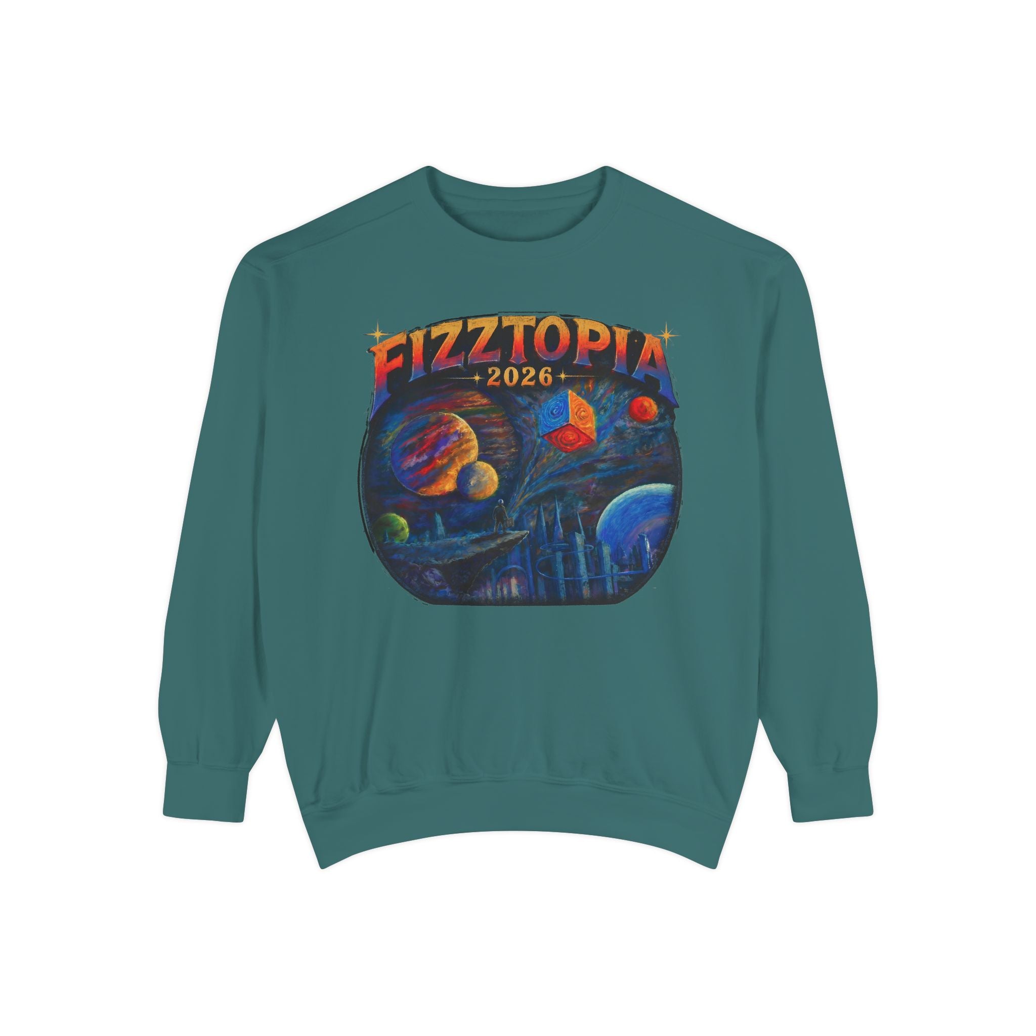 Daddy Ring Bomb's Fizztopia Galaxy Sweatshirt - Comfort Colors