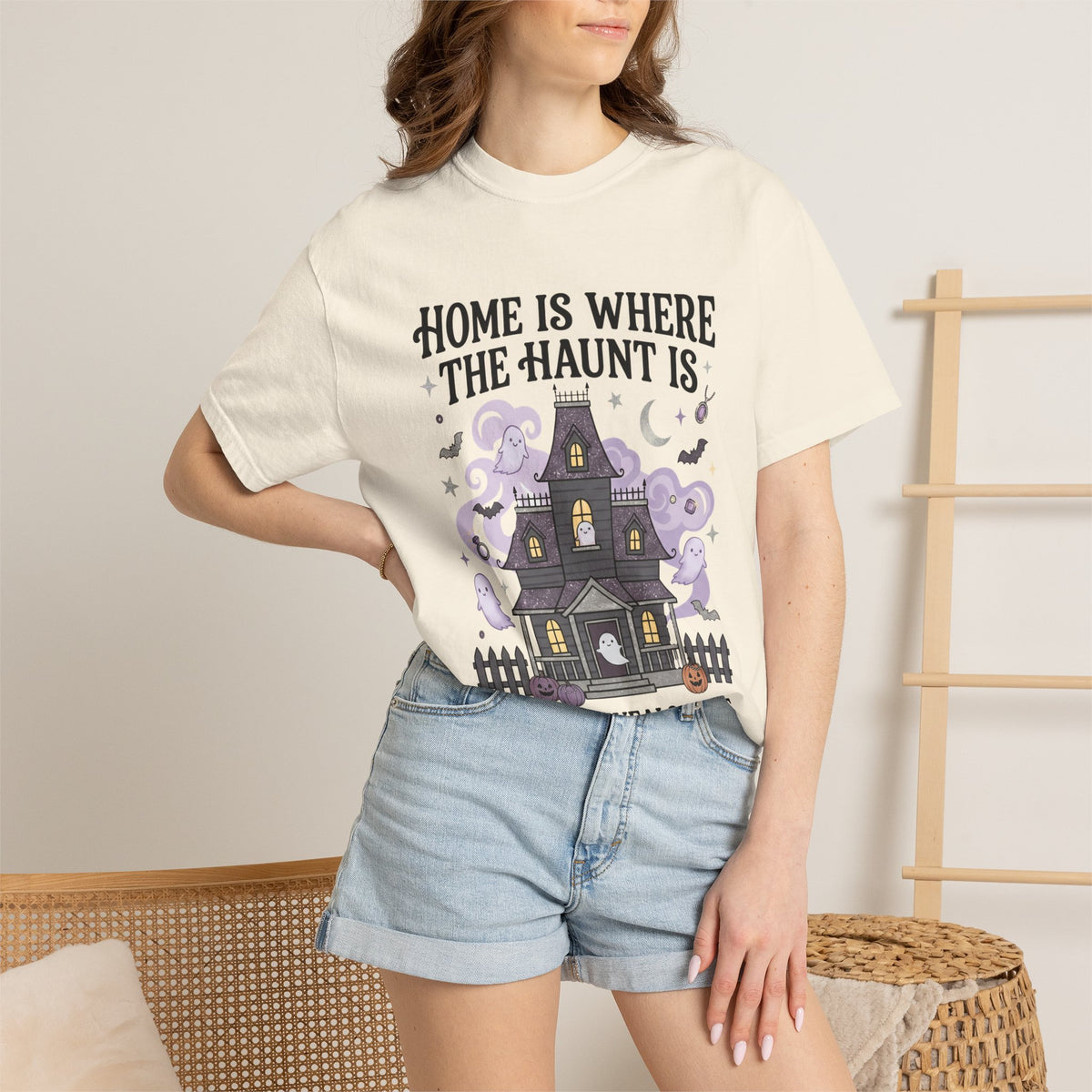 Home Is Where The Haunt Is Tee - Comfort Colors