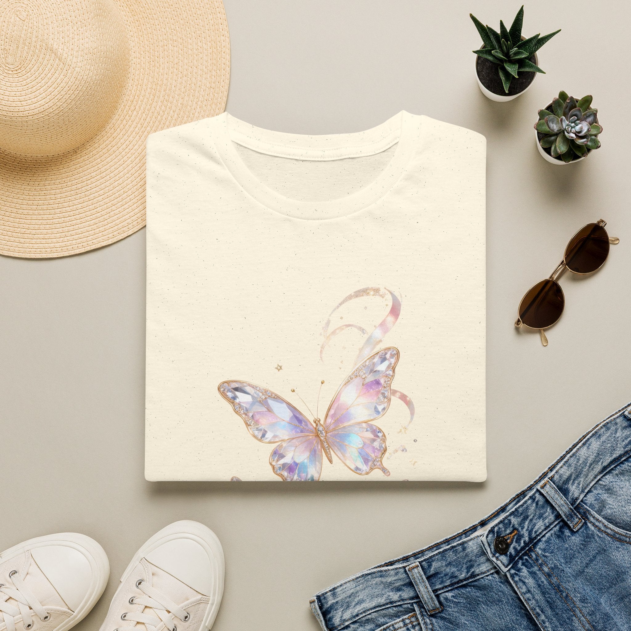 Halo Butterfly Tee - Gildan
