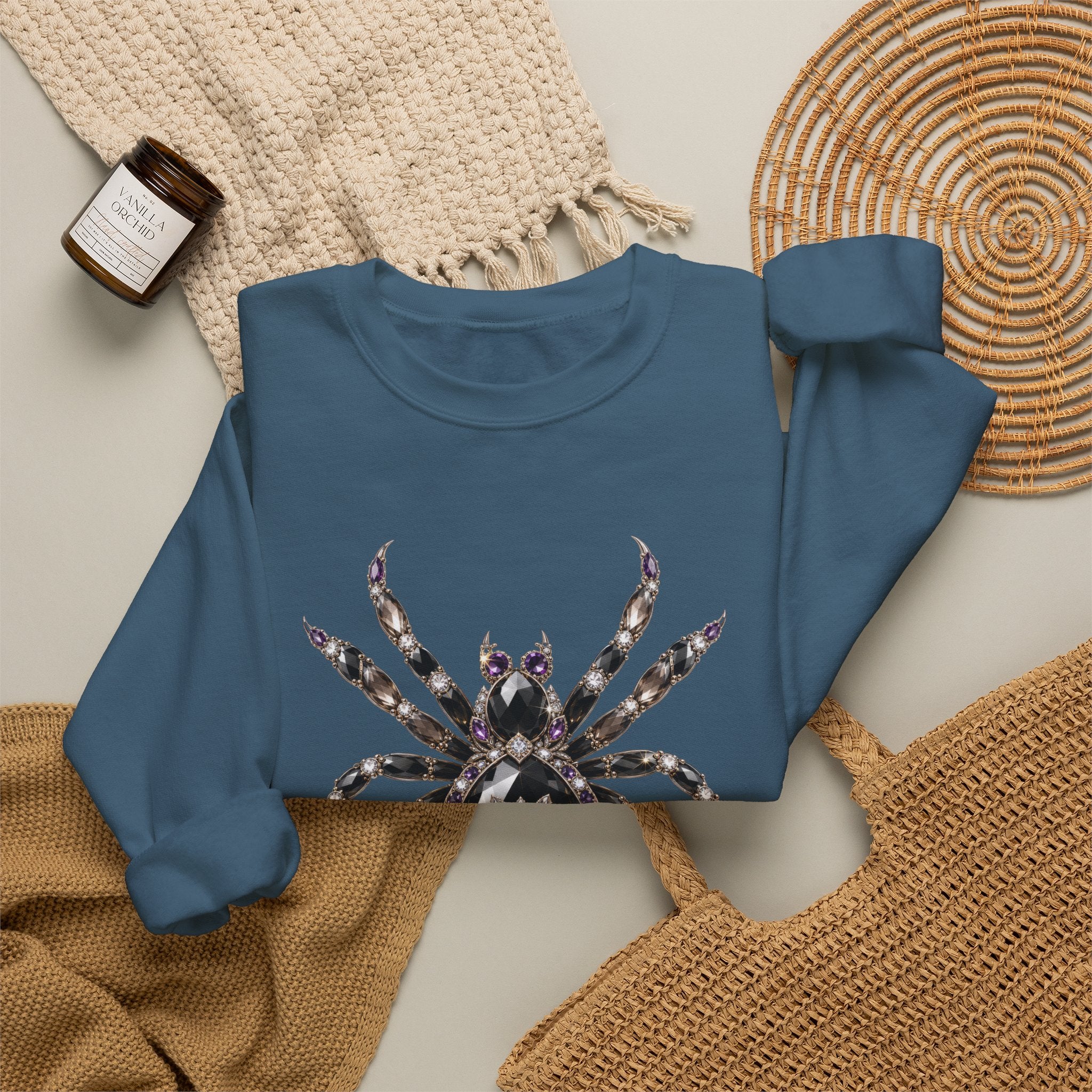 The Jeweled Spider Sweatshirt - Gildan