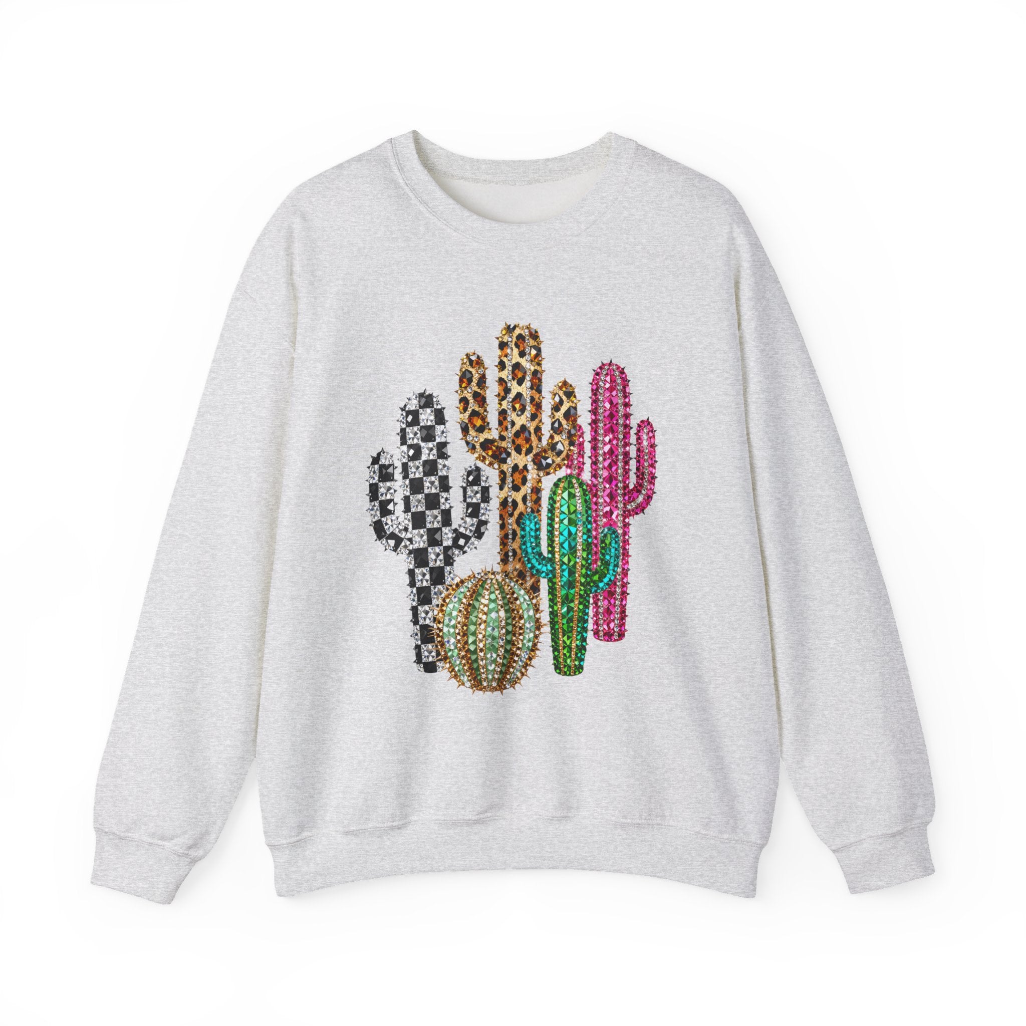 The Jeweled Cactus Sweatshirt - Gildan