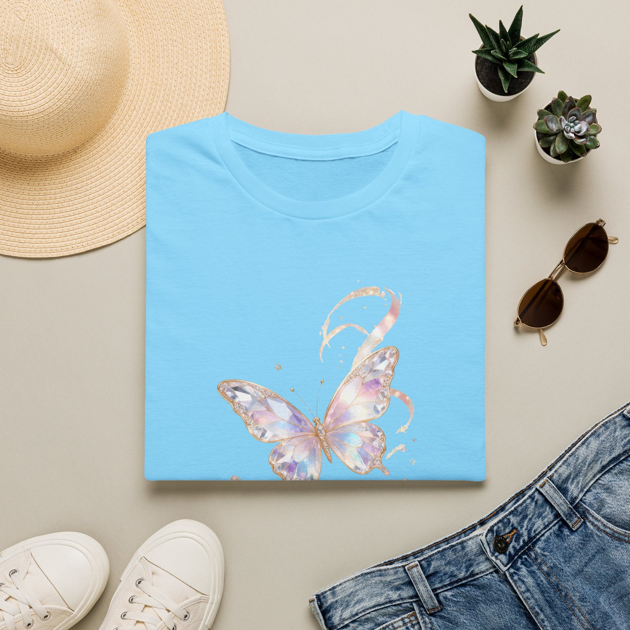 Halo Butterfly Tee - Gildan
