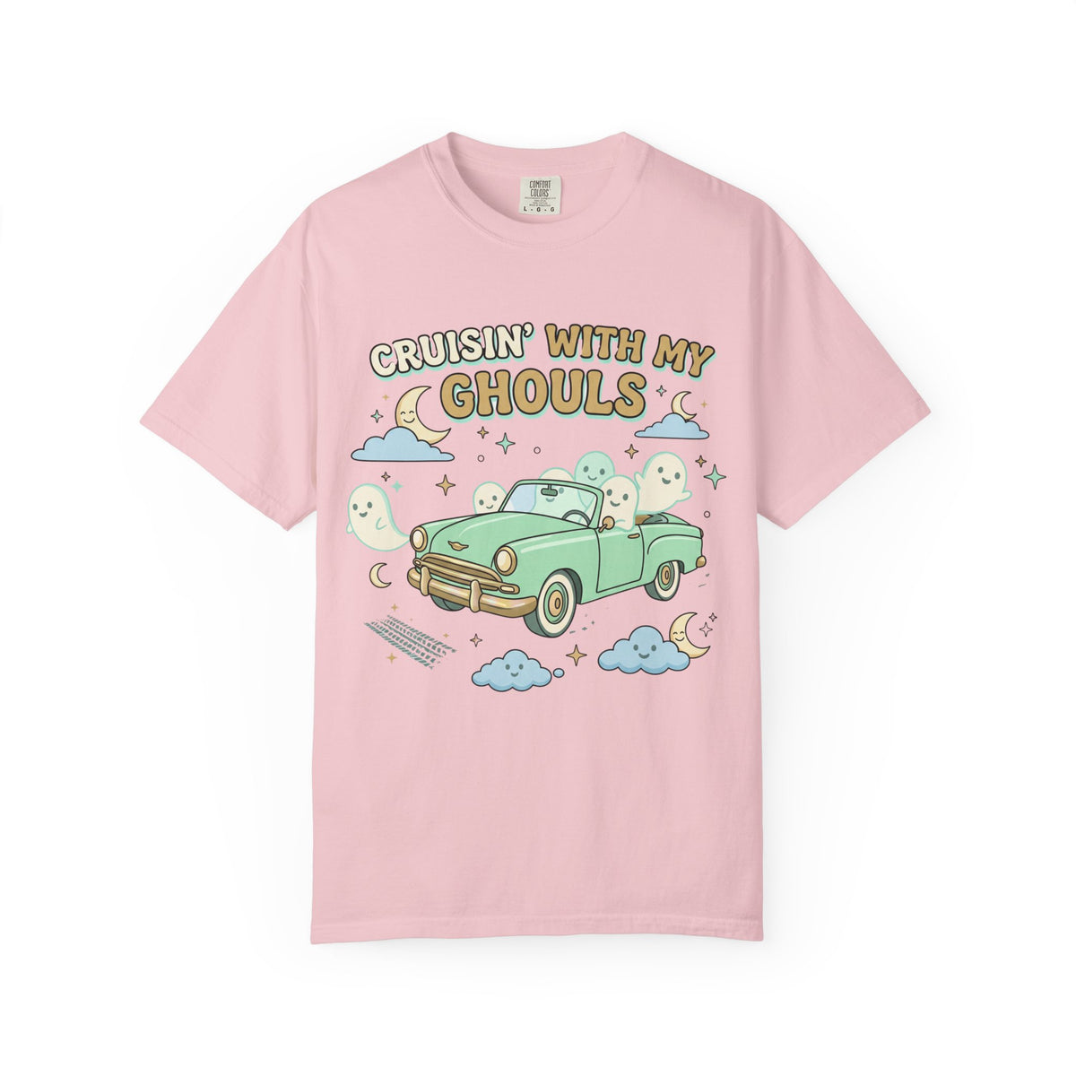 Cruisin' With My Ghouls Tee - Comfort Colors