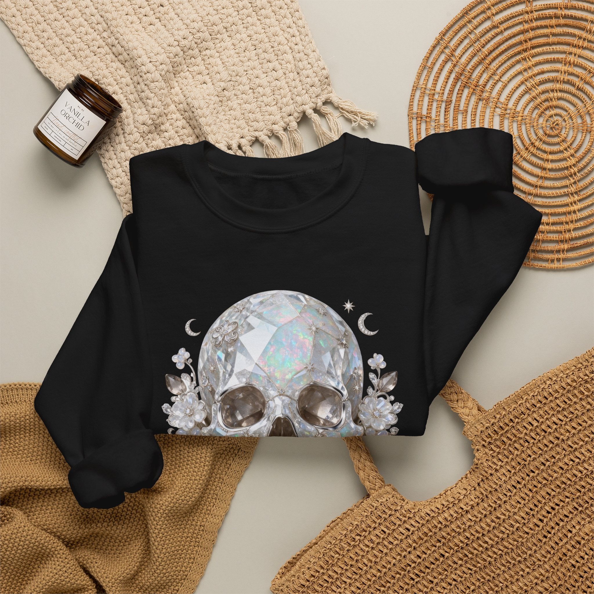 The Moonstone Skull Sweatshirt - Gildan