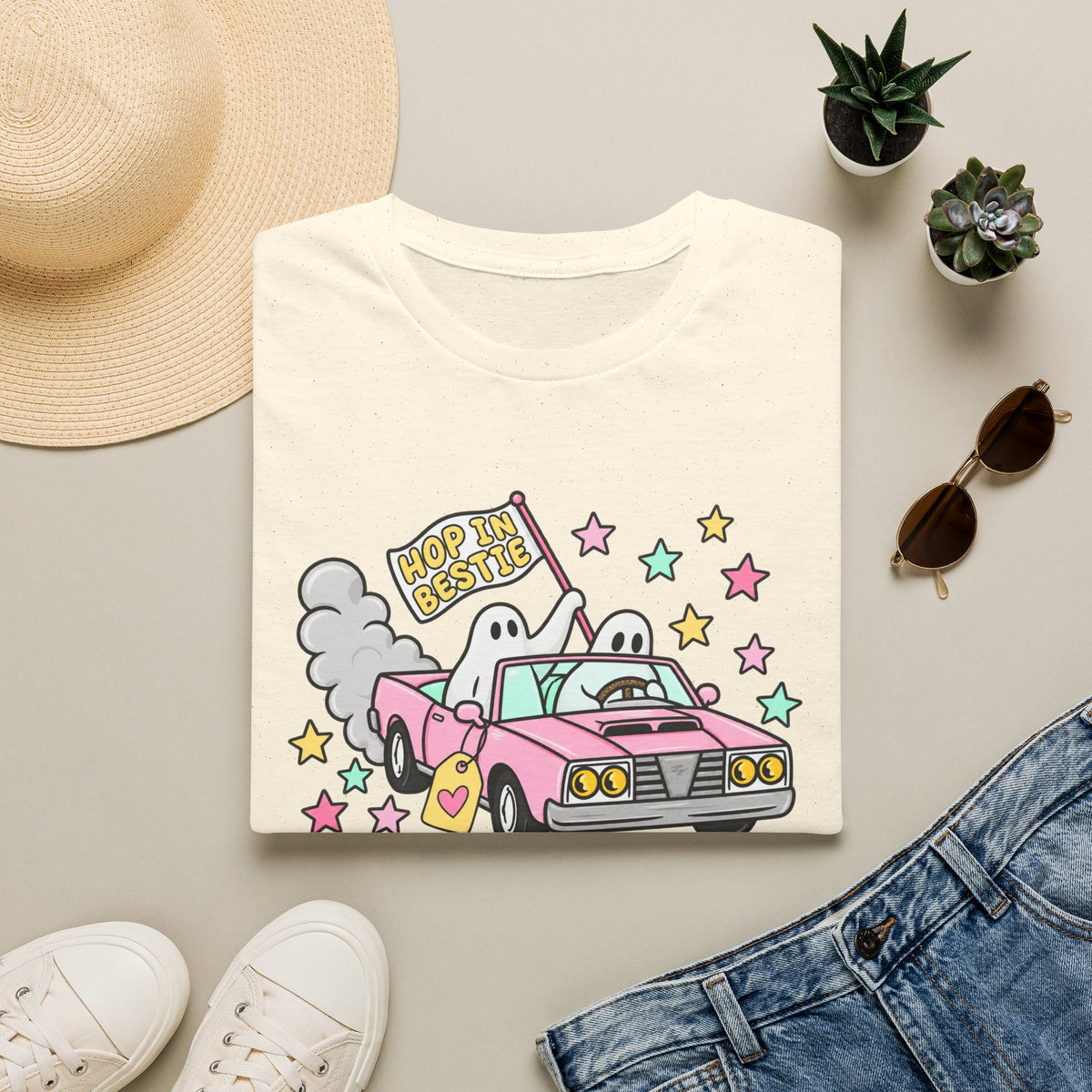 Hop In Bestie Tee - Gildan