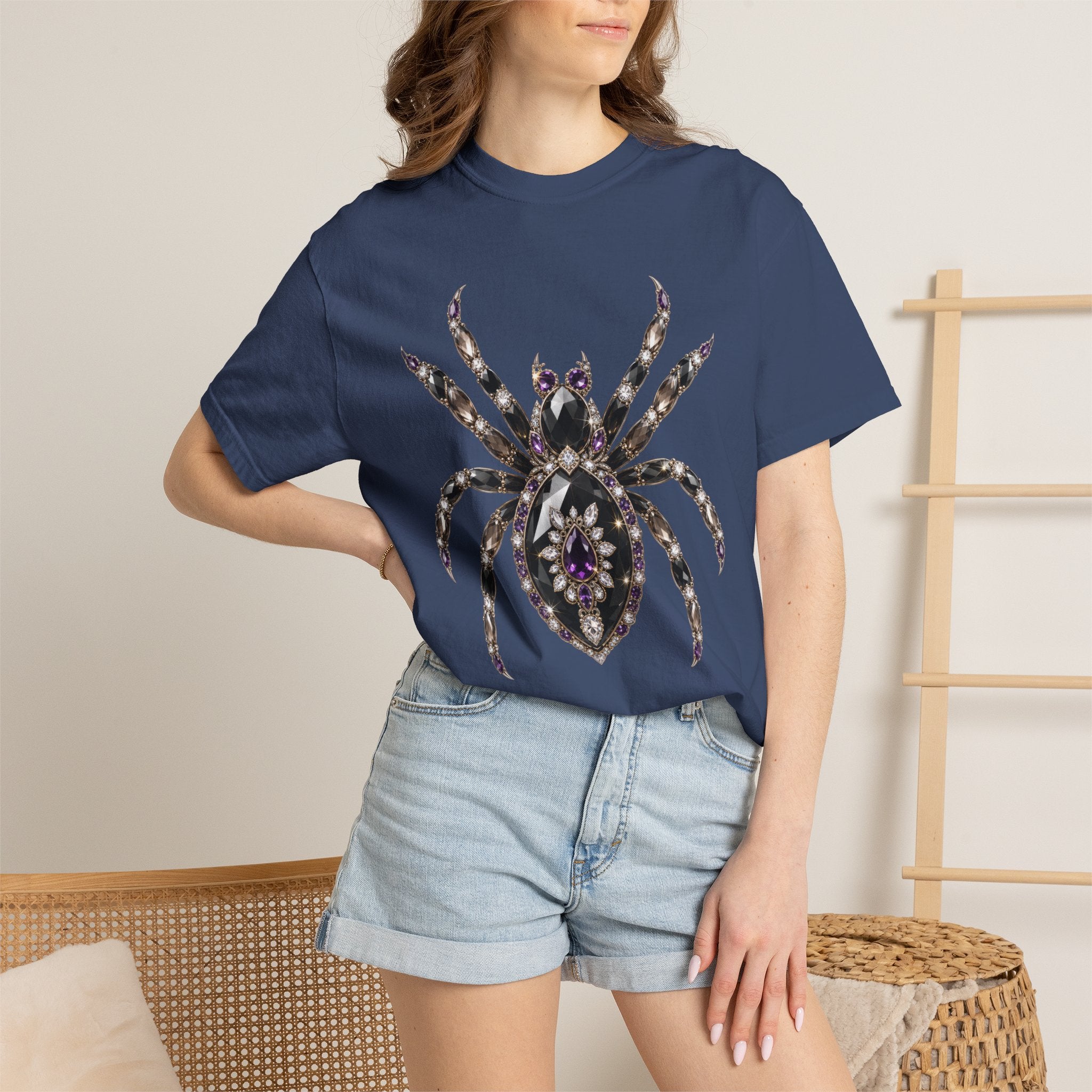 Jeweled Spider Tee - Comfort Colors